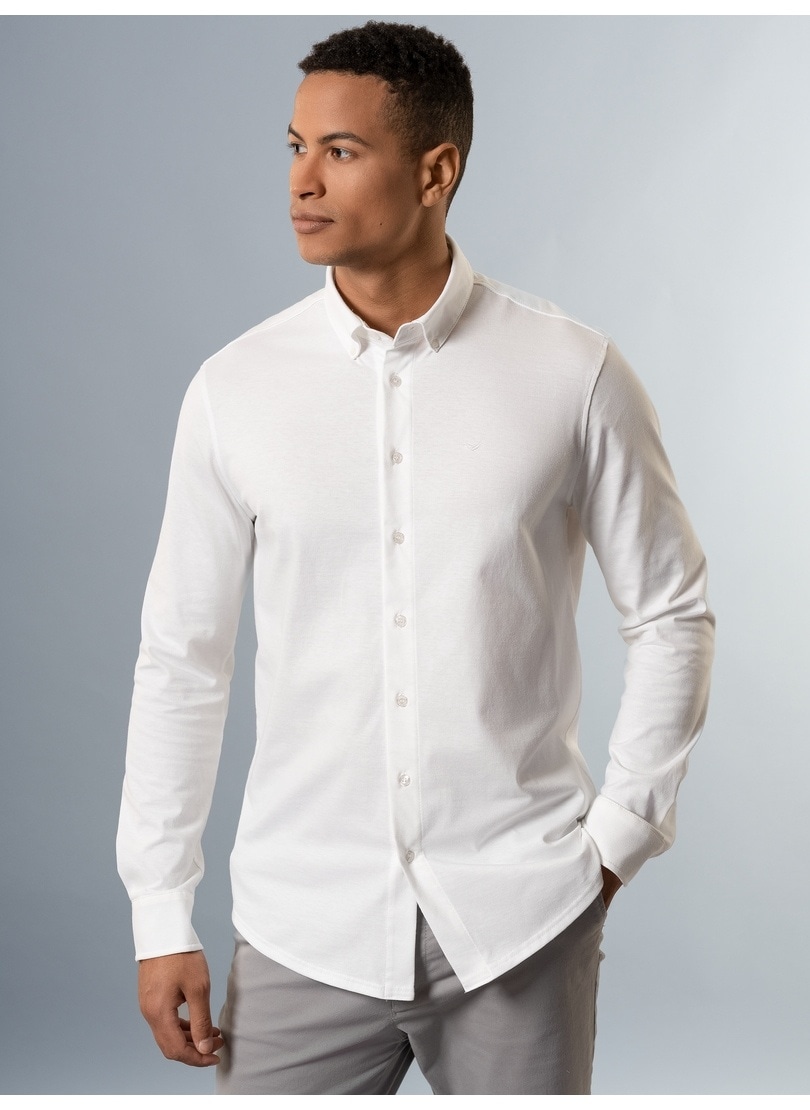 Trigema Poloshirt »TRIGEMA Business-Hemd aus DELUXE-Single-Jersey« 1 Stk.