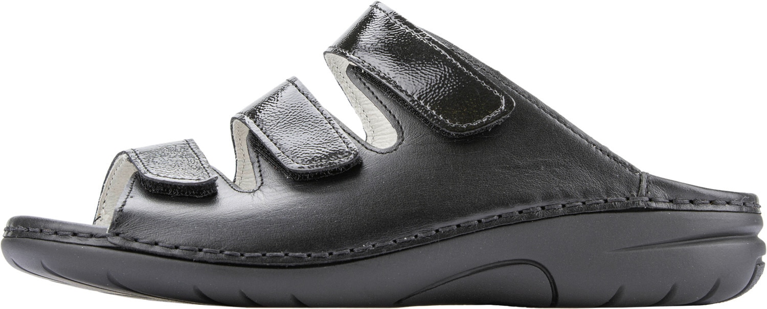 Waldläufer Pantolette »GUNNA«  , Komfortschuh, Klettschuh, Hausschuh in Bequemweite G (= weit)