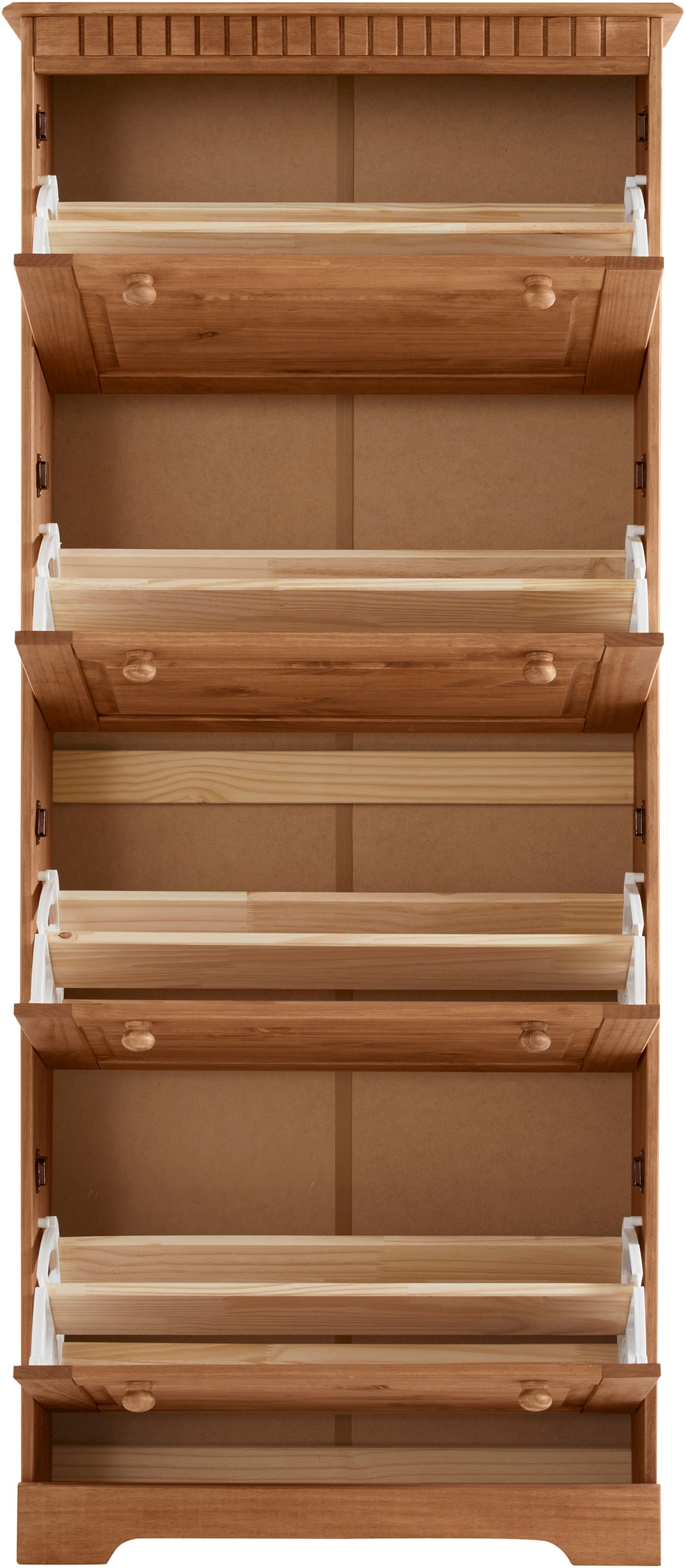 GOODproduct Armoire à chaussures »Lisa« mit 4 Klappen, Höhe 172 cm, Breite 75 cm