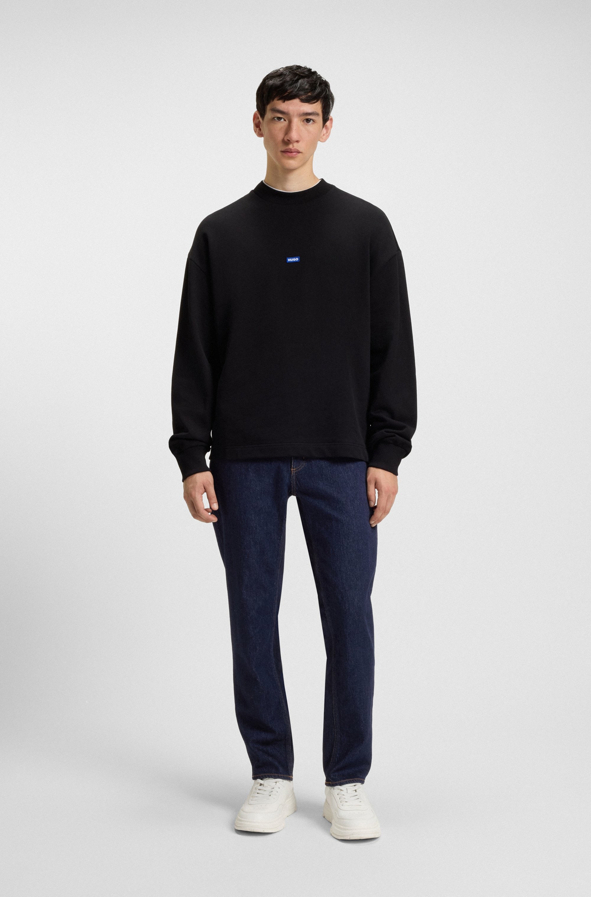 HUGO Blue Jeans taille basse »Brody« mit Stone-washed-Finish