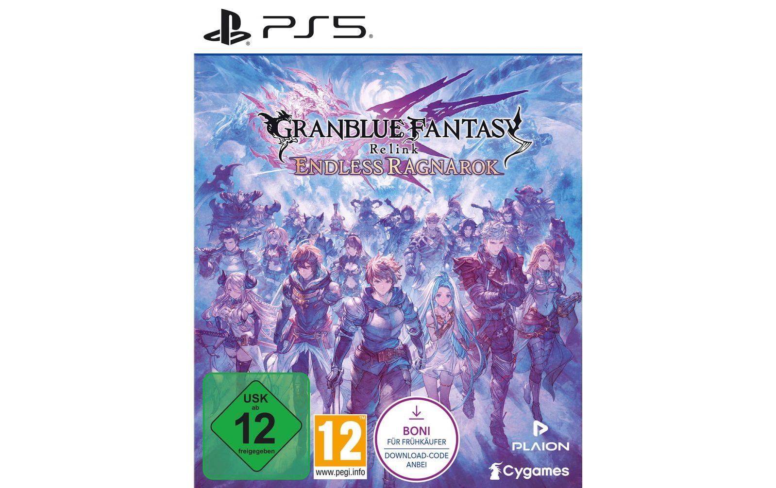   Logiciel de jeu »Plaion Granblue Fantasy: Relink Endless Ragnarok Day 1 (PS5) (Box)« PlayStation 5