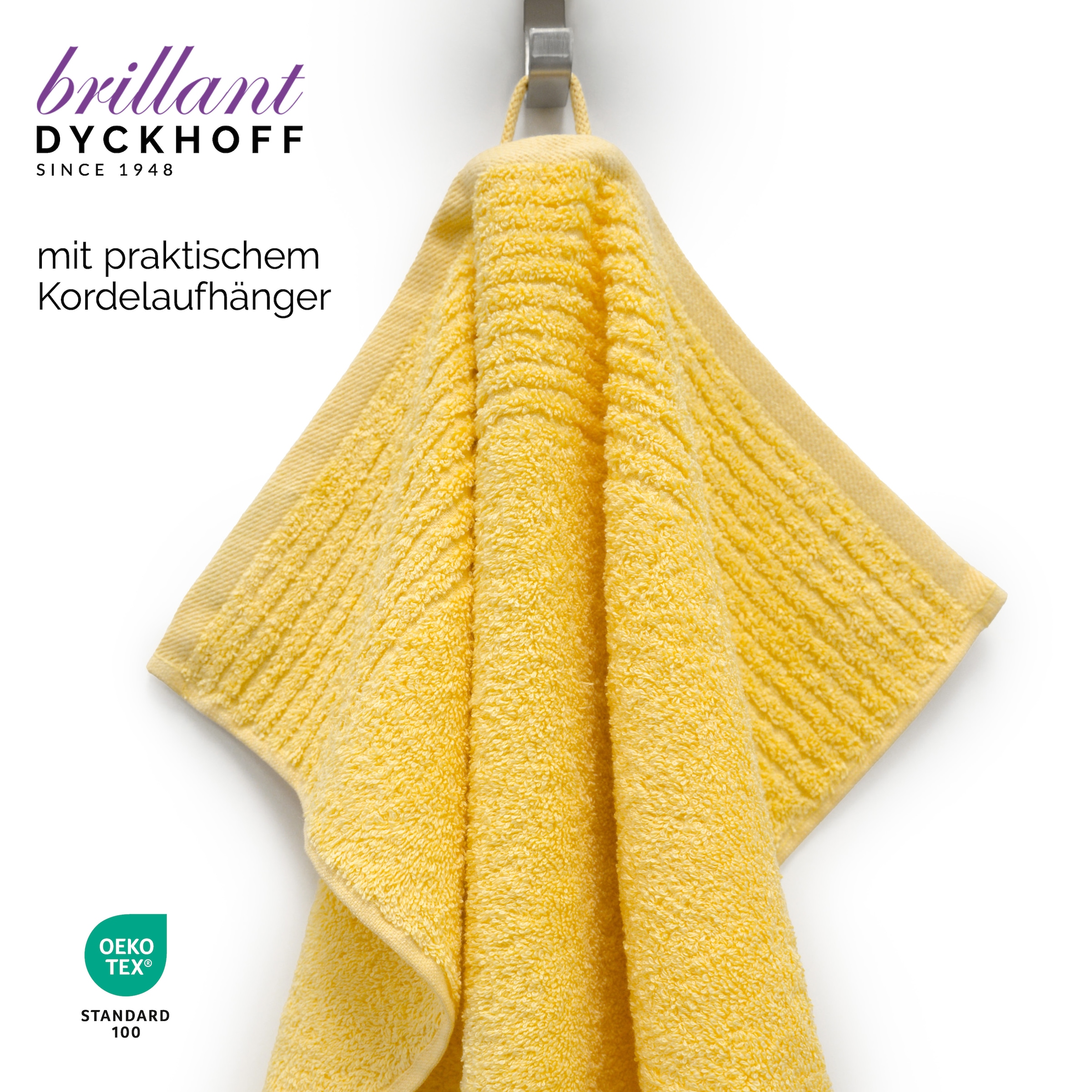 Dyckhoff Handtücher »Handtuch-Set BRILLANT 2-tlg., Baumwolle, 50x100 cm« Baumwolle