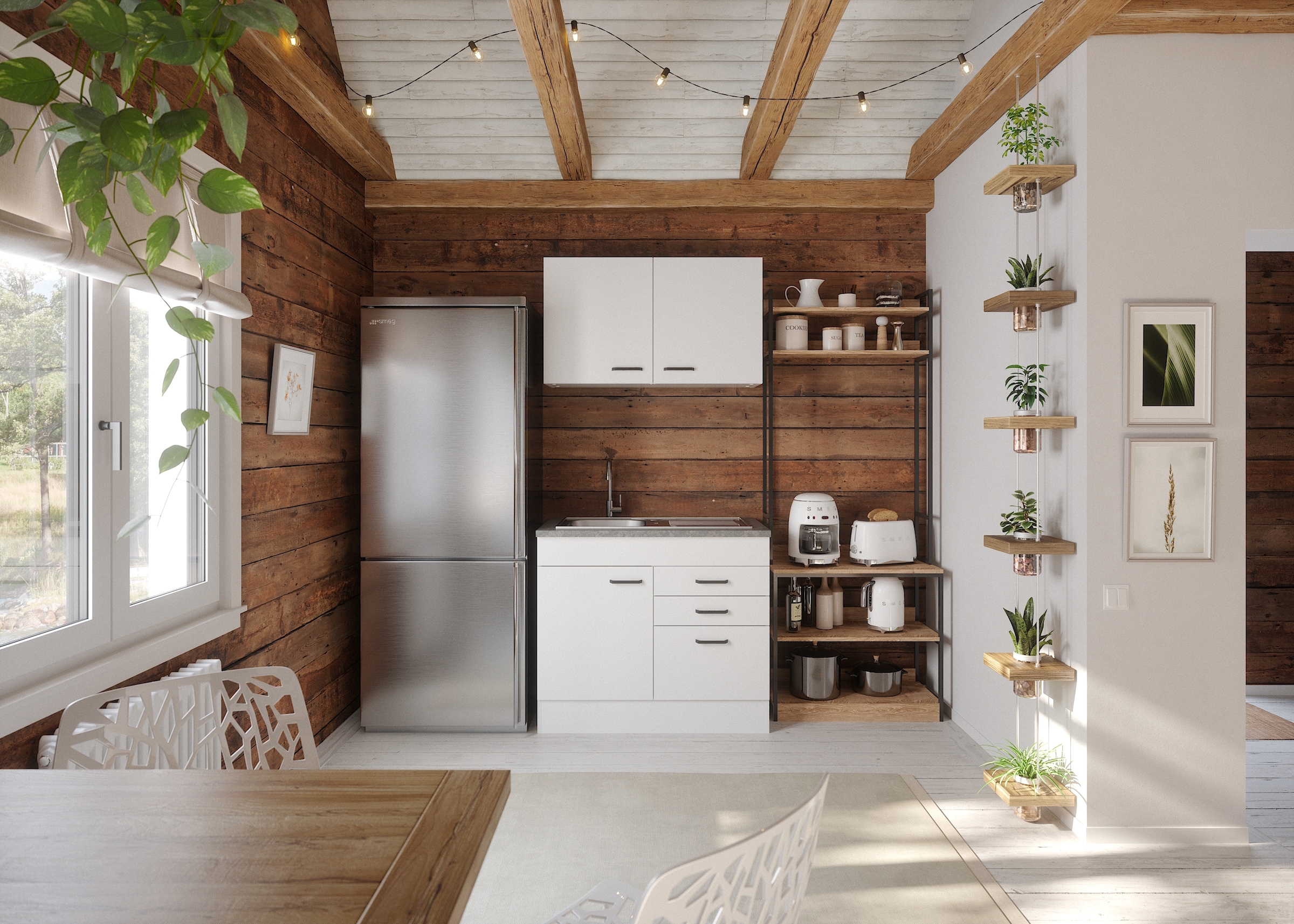 OPTIFIT Kitchenette »OPTImulti« Breite 100 cm, Tiefe 60 cm, mit Edelstahlspüle