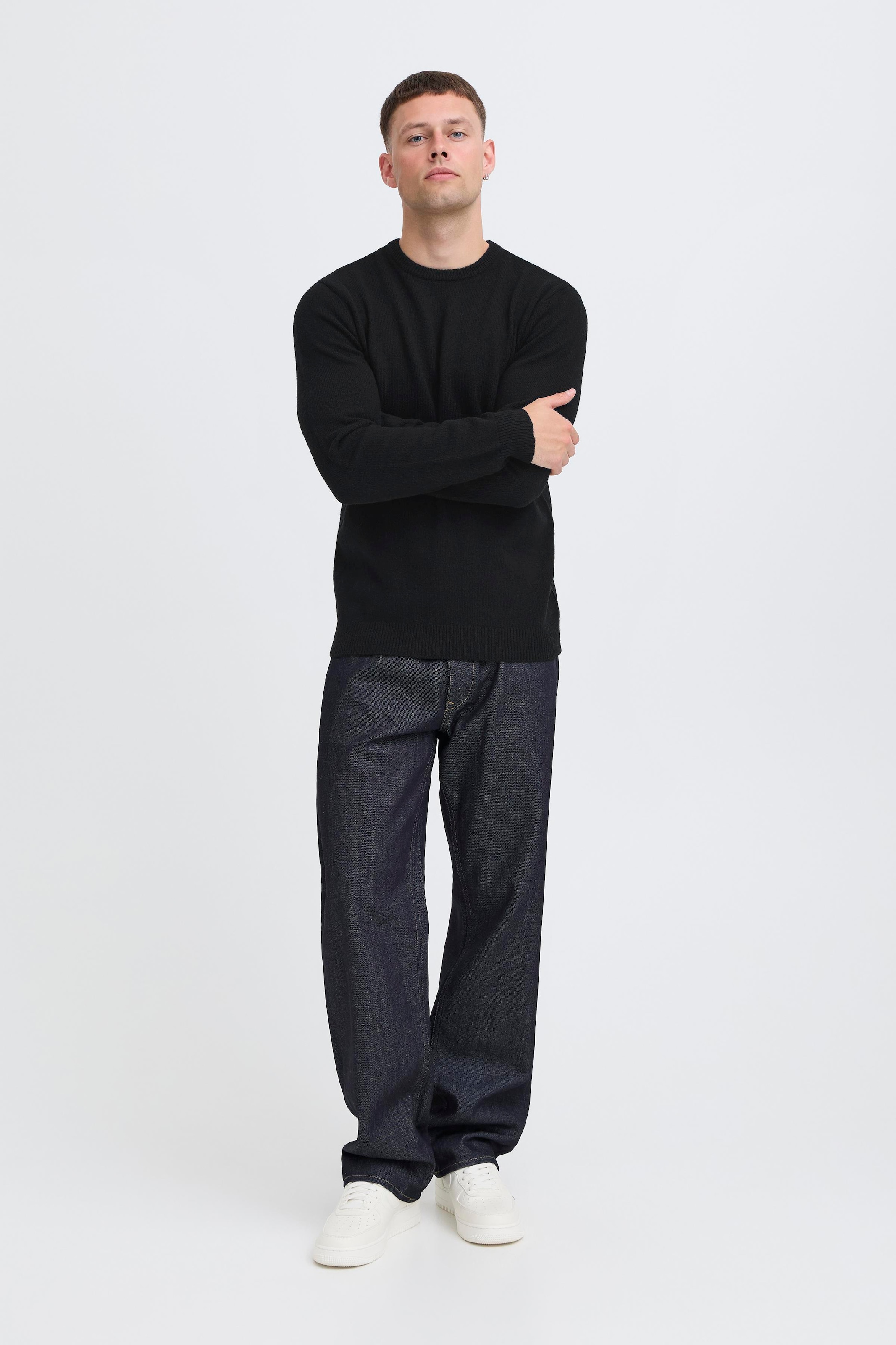 Blend Strickpullover »BHBRANKO CREW KNIT« Wollmischung, regular fit