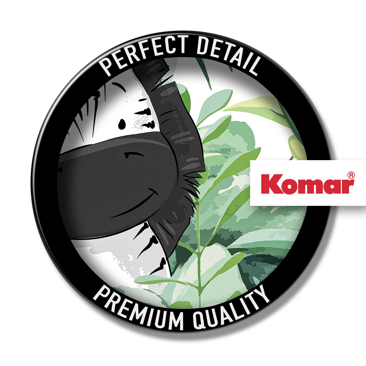 Komar Tableau sur toile »Lost Zebra - Grösse 30 x 30 cm« 1 cuis tlg. Keilrahmenbild mi Echtholzrahmen