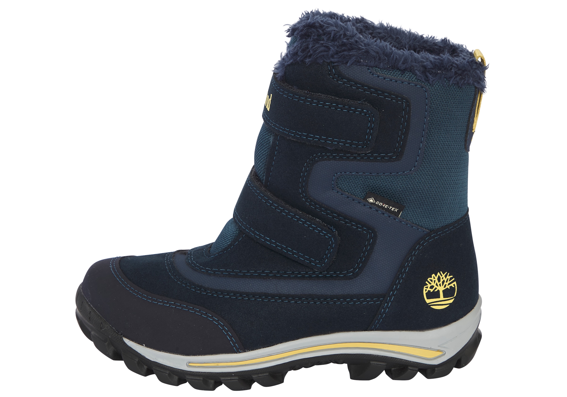 Timberland Bottes d'hiver »CHILLBERGMID HOOK & LOOP GORE-TEX SNOW BOOT«  Snowboots, Winterstiefel, Winterschuhe, gefüttert, wasserdicht