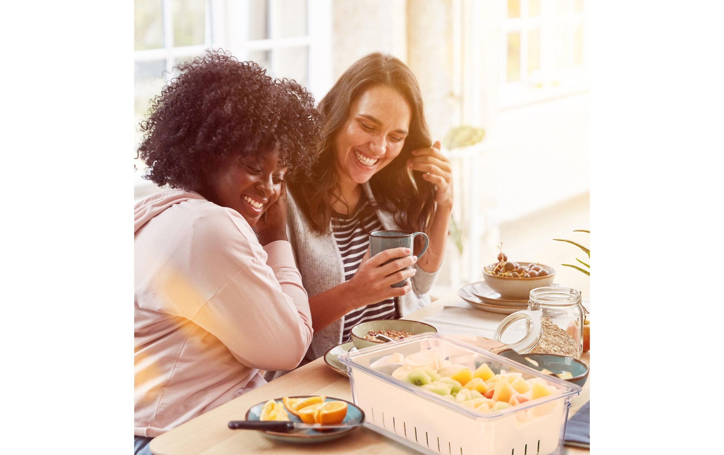 relaxdays Aufbewahrungssystem »600 g, 2 Stück,« 2 Stk. tlg.