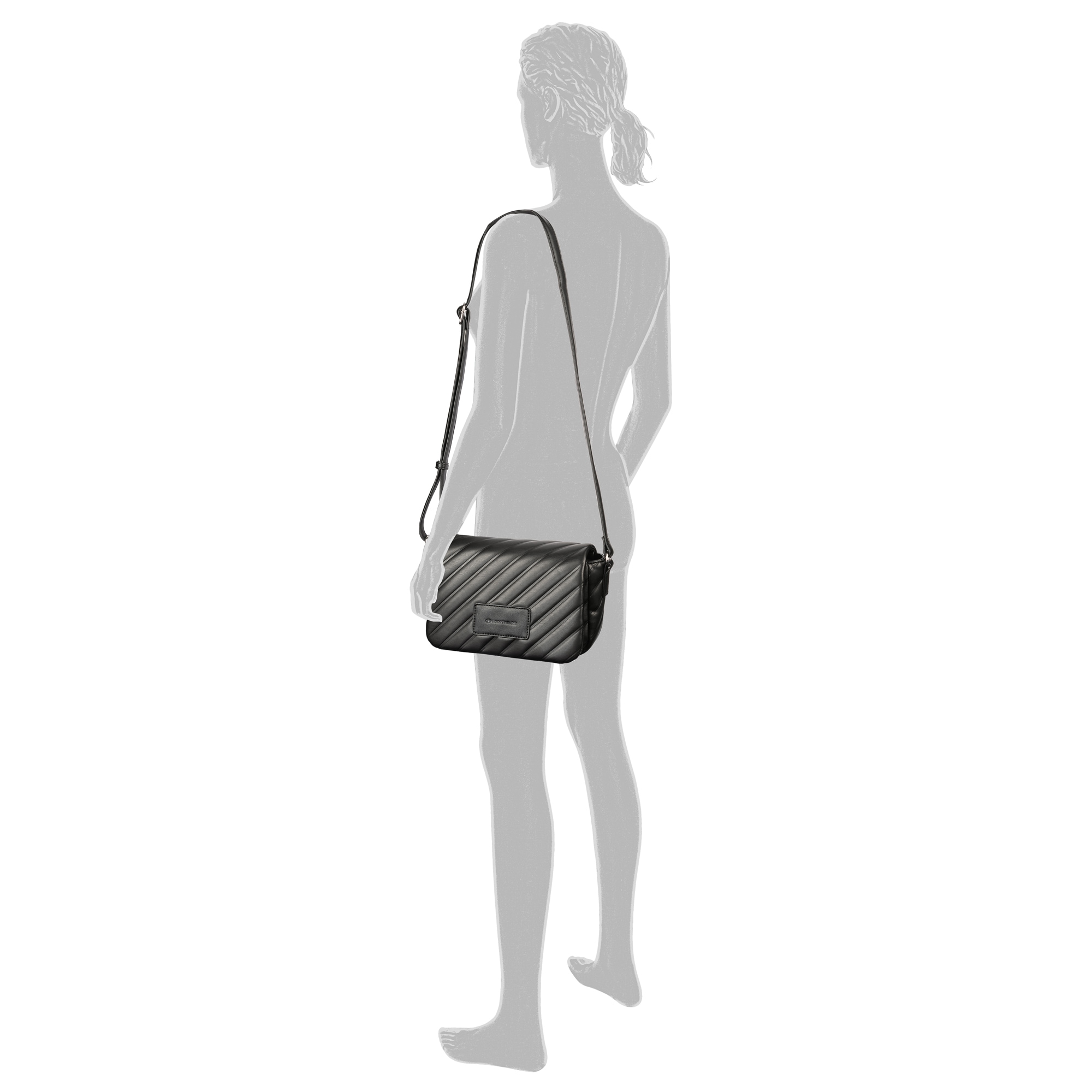 TOM TAILOR Sac à bandoulière »Mirela« doucement matelassé et élégant dans des formats tendance