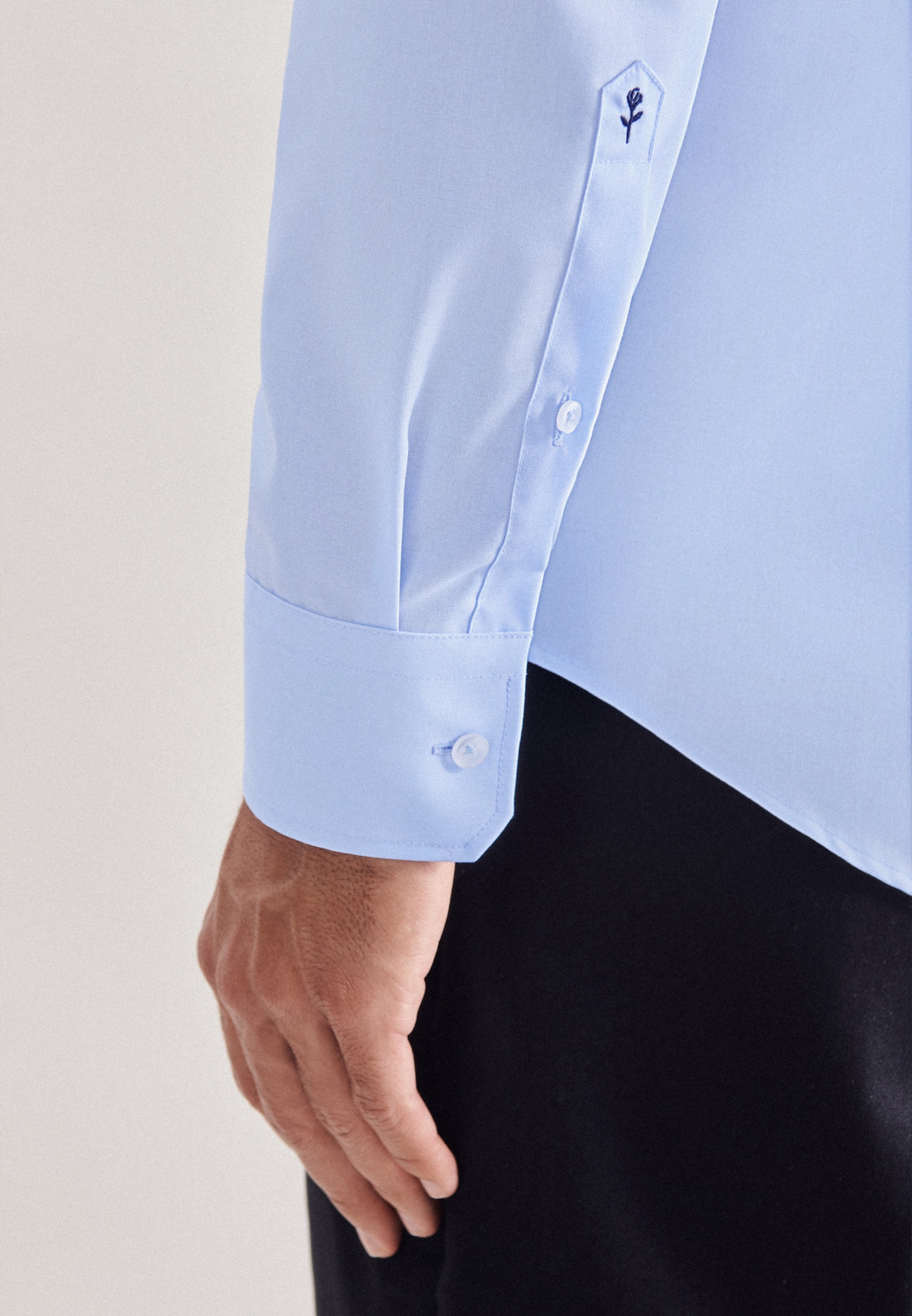 seidensticker Businesshemd »Shaped« Shaped 1/1 Kentkragen Uni