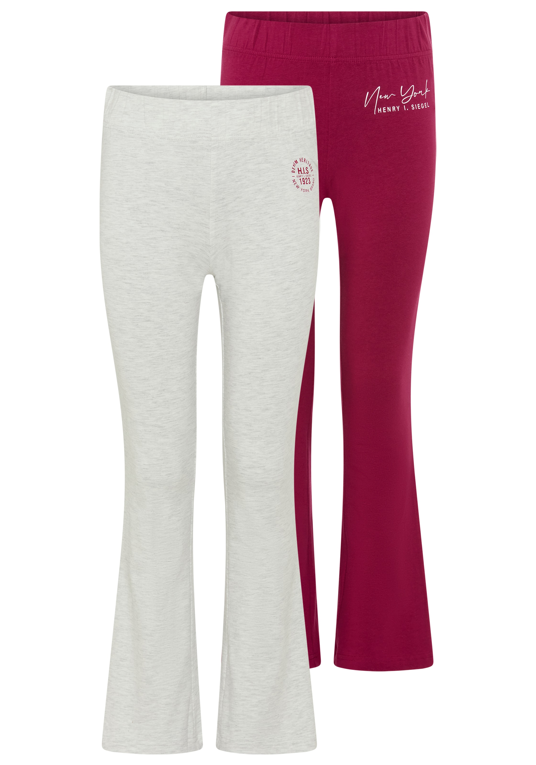 H.I.S Leggings »2er Packung H.I.S Leggings mit Schlag für Mädchen«  Für TEENS. 2er Packung Jazzpants