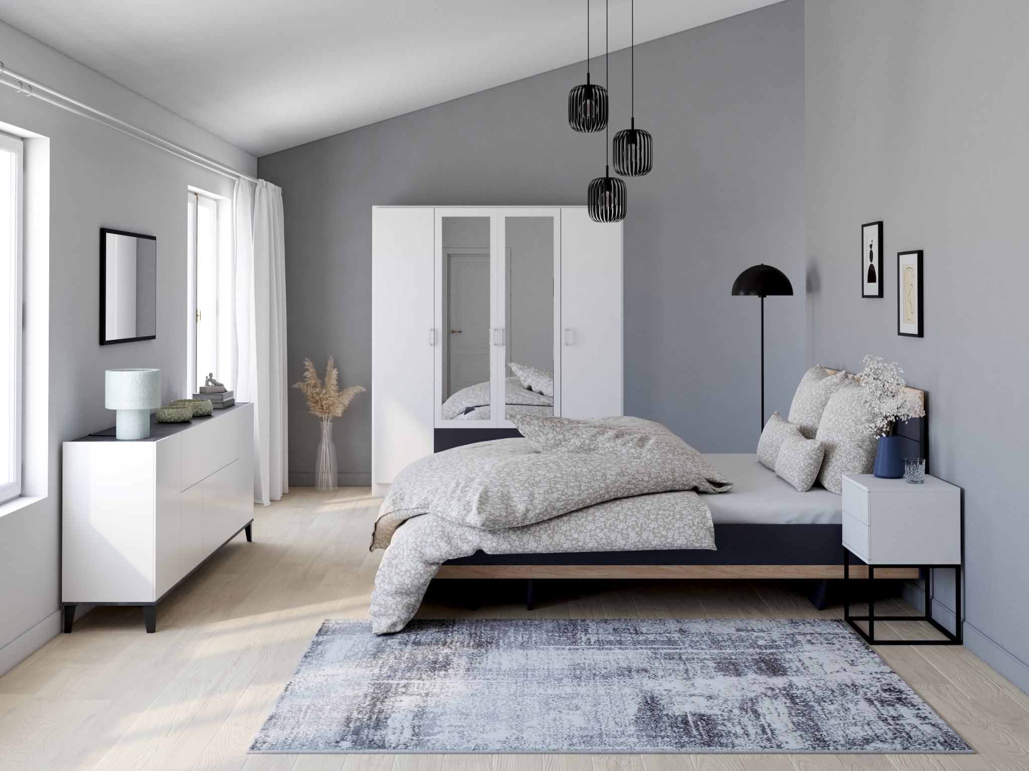 INOSIGN Miroir mural »Astral« der Spiegel ist umkehrbar, Breite 55,5 cm