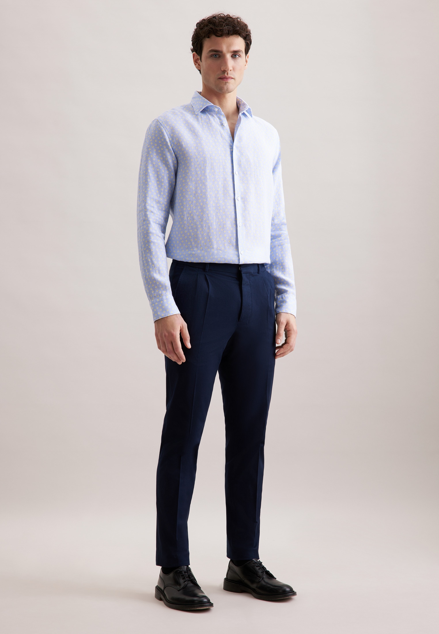 seidensticker Businesshemd »Regular« Regular 1/1 Kentkragen Druck