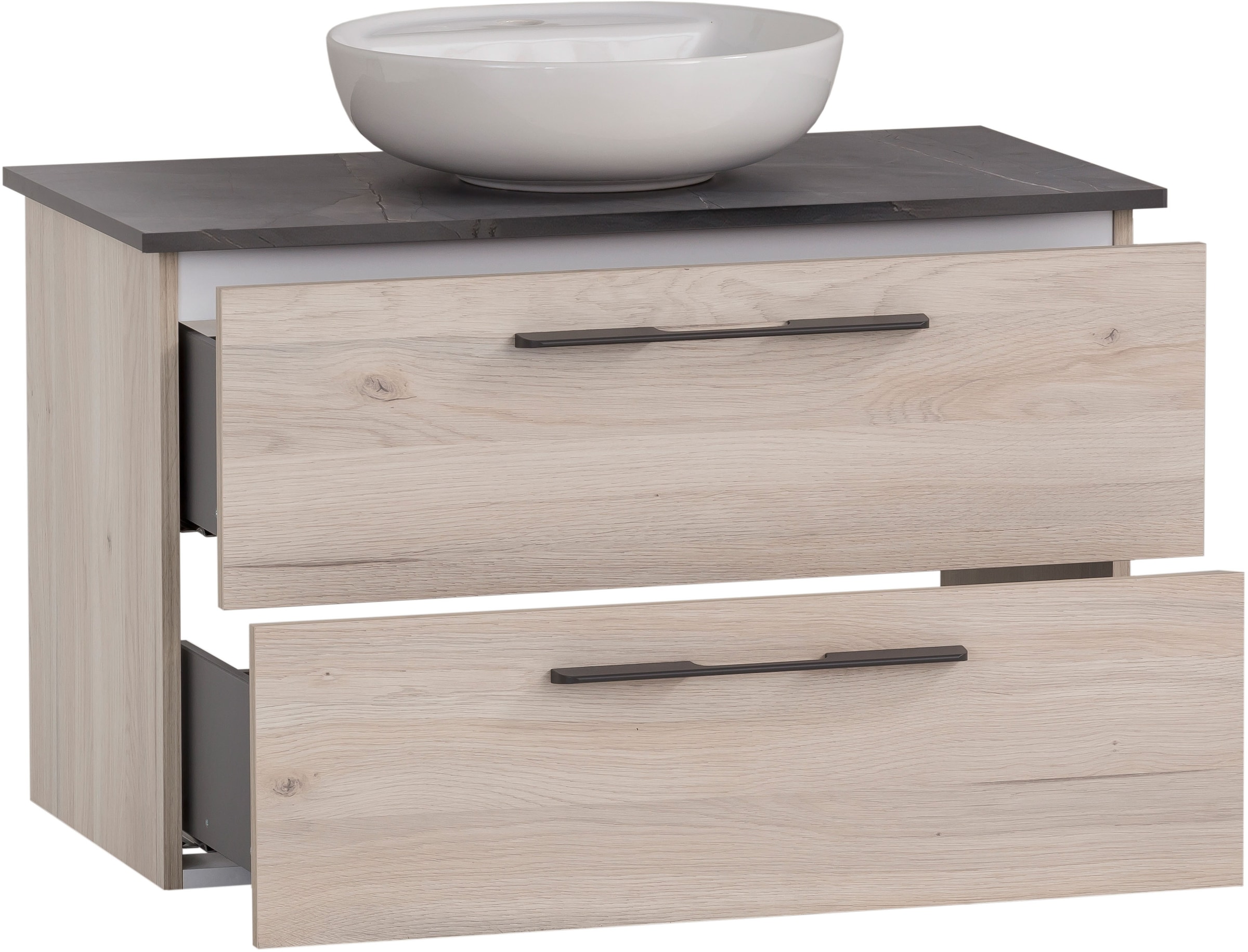 Schildmeyer Waschtisch »Maxim, Sandeiche + Marmor« 3 Stk. tlg. Made in Germany