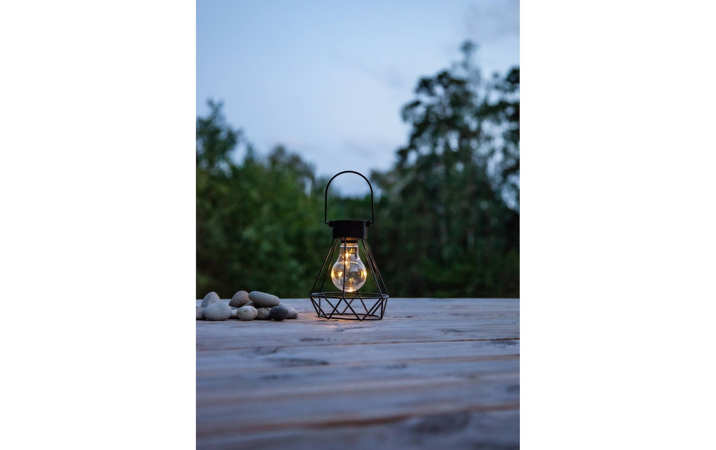 EGLO LED Laterne »SOLAR 15,5 cm« Warmweiss Solarlaterne