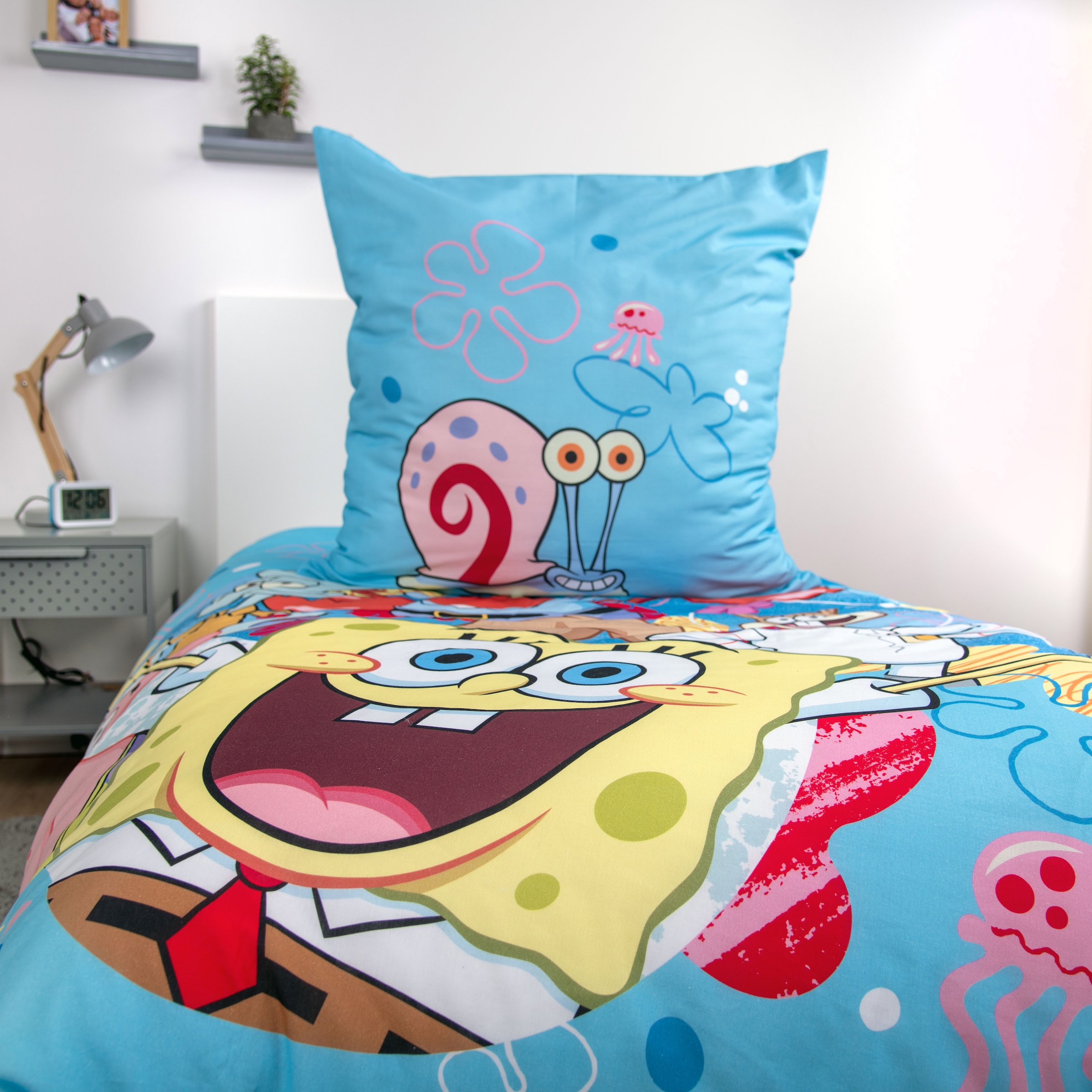 Sponge Bob Bettwäsche »Sponge Bob« 2 Stk. Wendebettwäsche