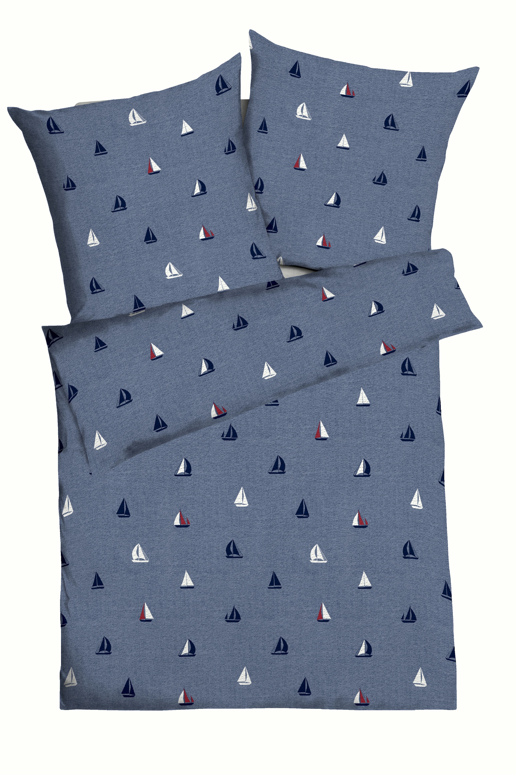 Kaeppel Linge de lit »Sailing Boats« 2 cuis avec bottes