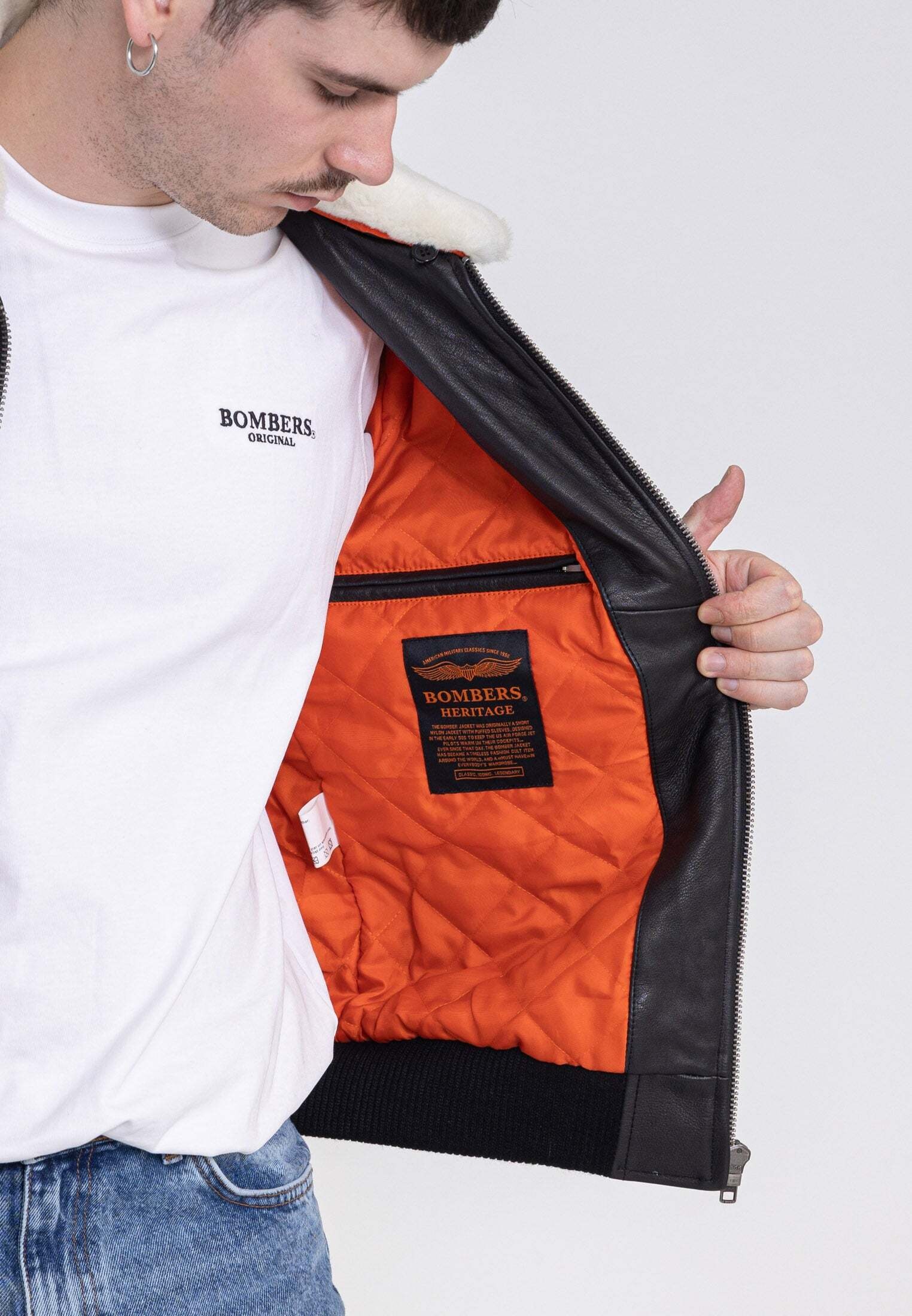 Bombers Original Lederjacke »Bombers Original Lederjacke Maverick-M«