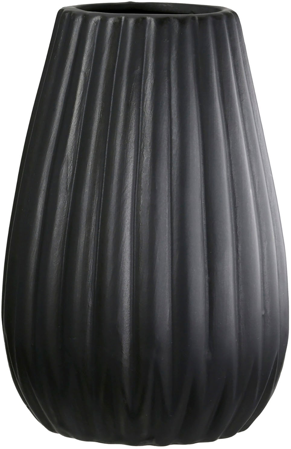 Casablanca by Gilde Tischvase »2tlg. Set Vase Piega schwarz H.17 cm«