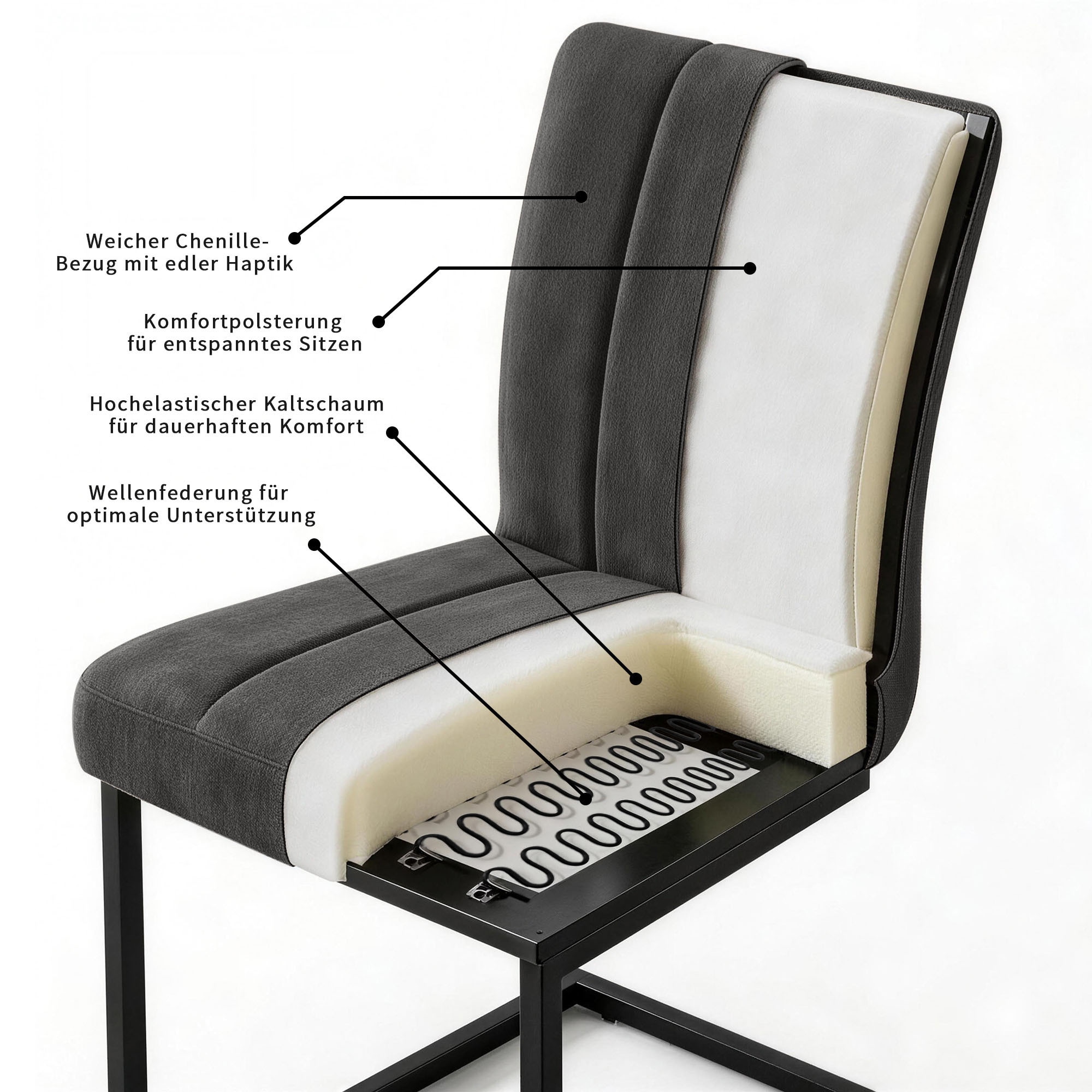 GOODproduct Chaise cantilever (Ensemble)