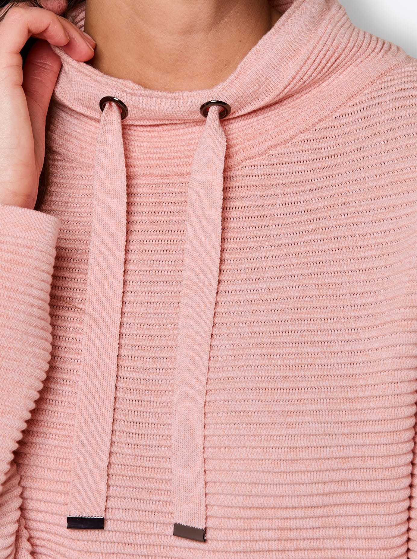 CREATION L PREMIUM Pull à col montant »Lyocell-Baumwoll-Pullover«