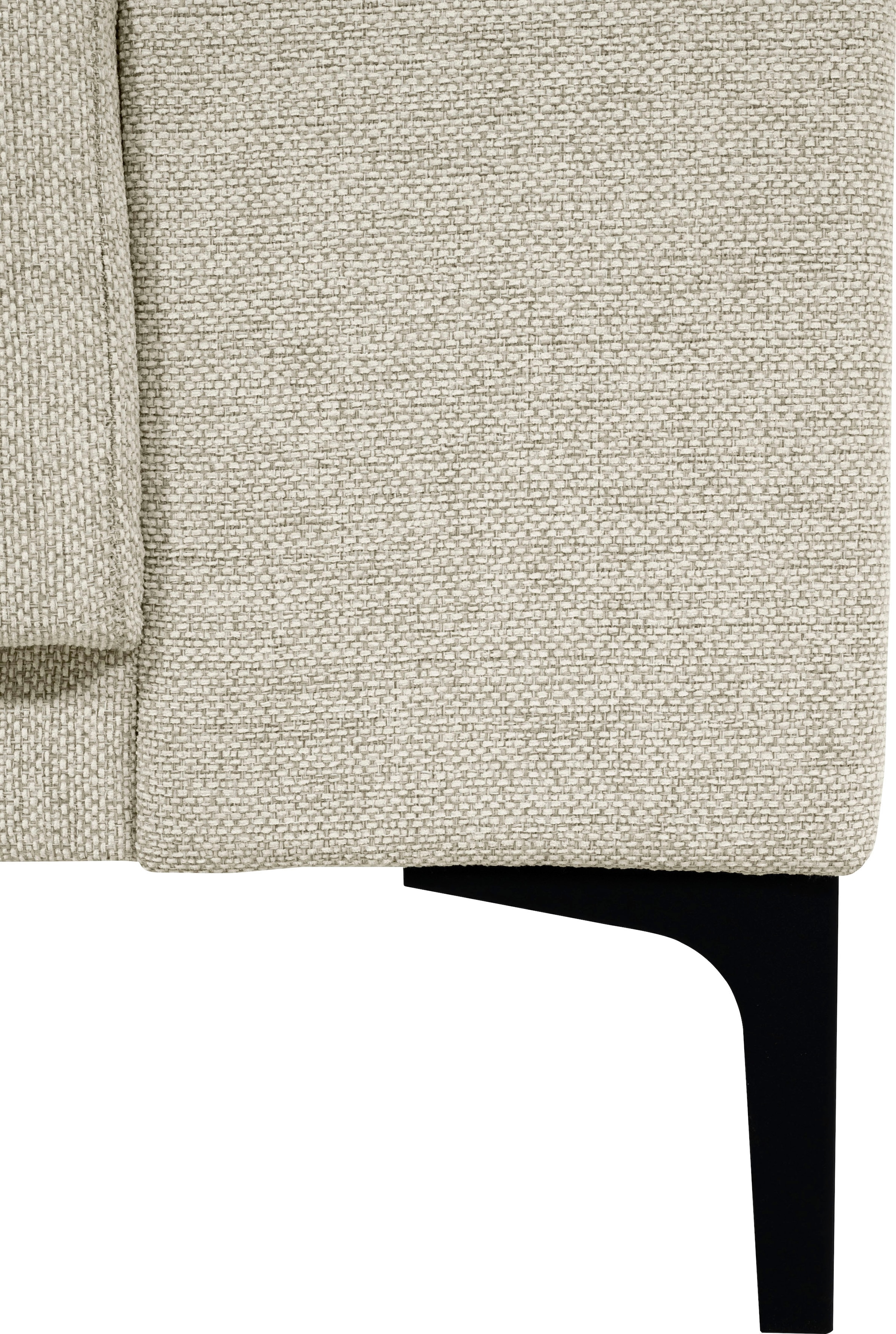 GOODproduct 3-Sitzer »Xander« Breite 224 cm, Soft-Touch Chenille, schwarze Metallfüsse