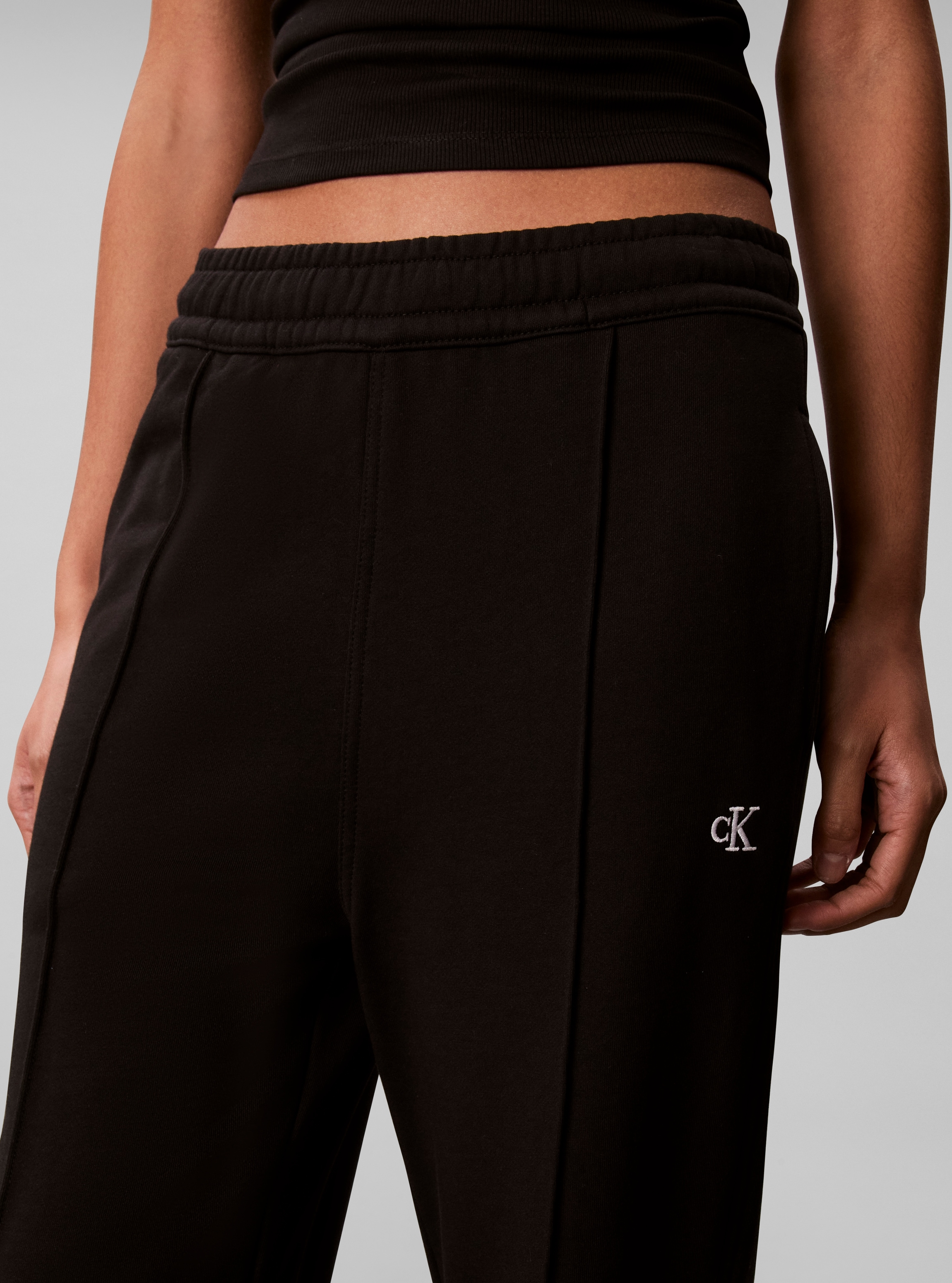 Calvin Klein Jeans Leggings »MONOGRAM TERRY TRACKPANT«  Coupe régulière avec coupe bootcut