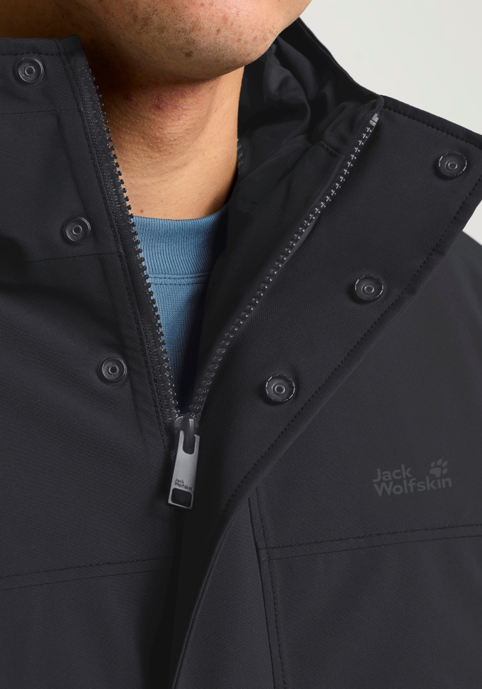 Jack Wolfskin Wintermantel »COLD CAMP COAT M« mit wasserdichtem TEXAPORE, winddicht, atmungsaktiv, aus Polyester