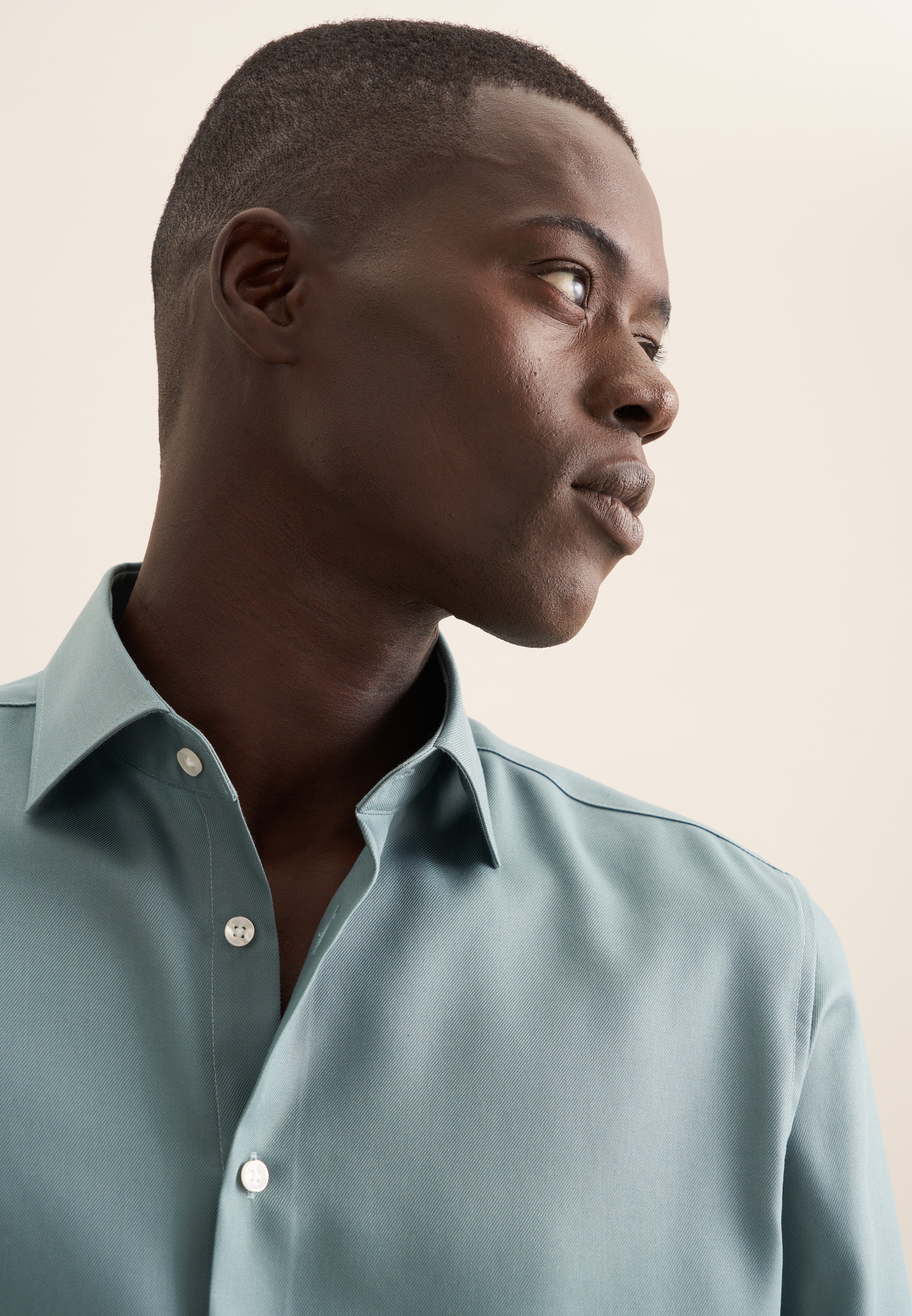 seidensticker Chemise d'affaires »Schwarze Rose« Slim 1/1 Kentkragen Uni