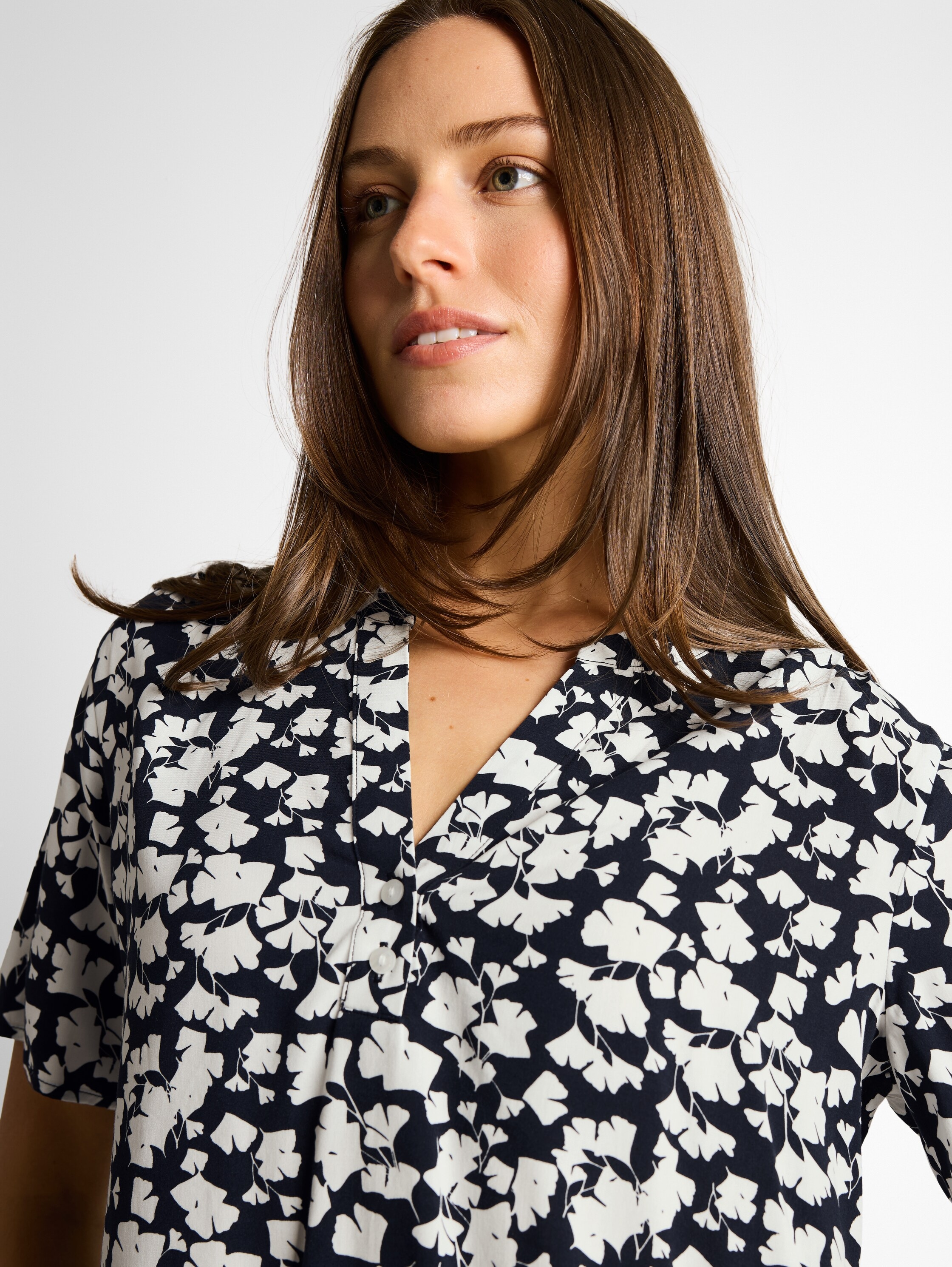TOM TAILOR Klassische Bluse »Regular« mit All-Over Print