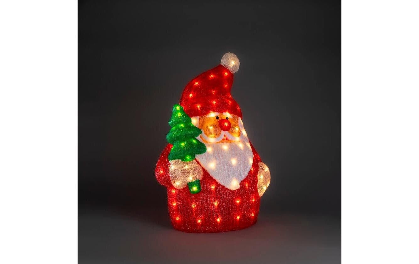 KONSTSMIDE Lumière décorative LED »LED Acryl Weihnachtsmann (flach) 58 cm 72 warmweisse Dioden«