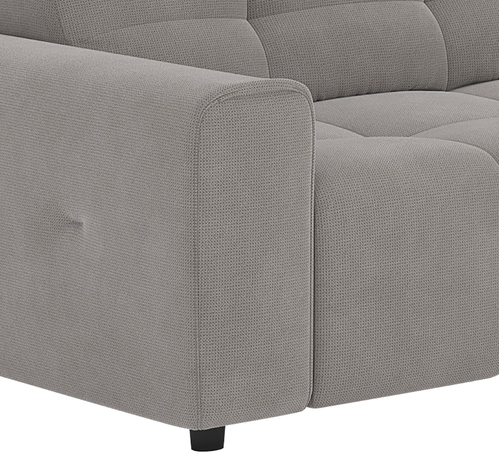 COTTA Canapé d'angle »Sento L-Form, Breite 280 cm, Chenille-Struktur«