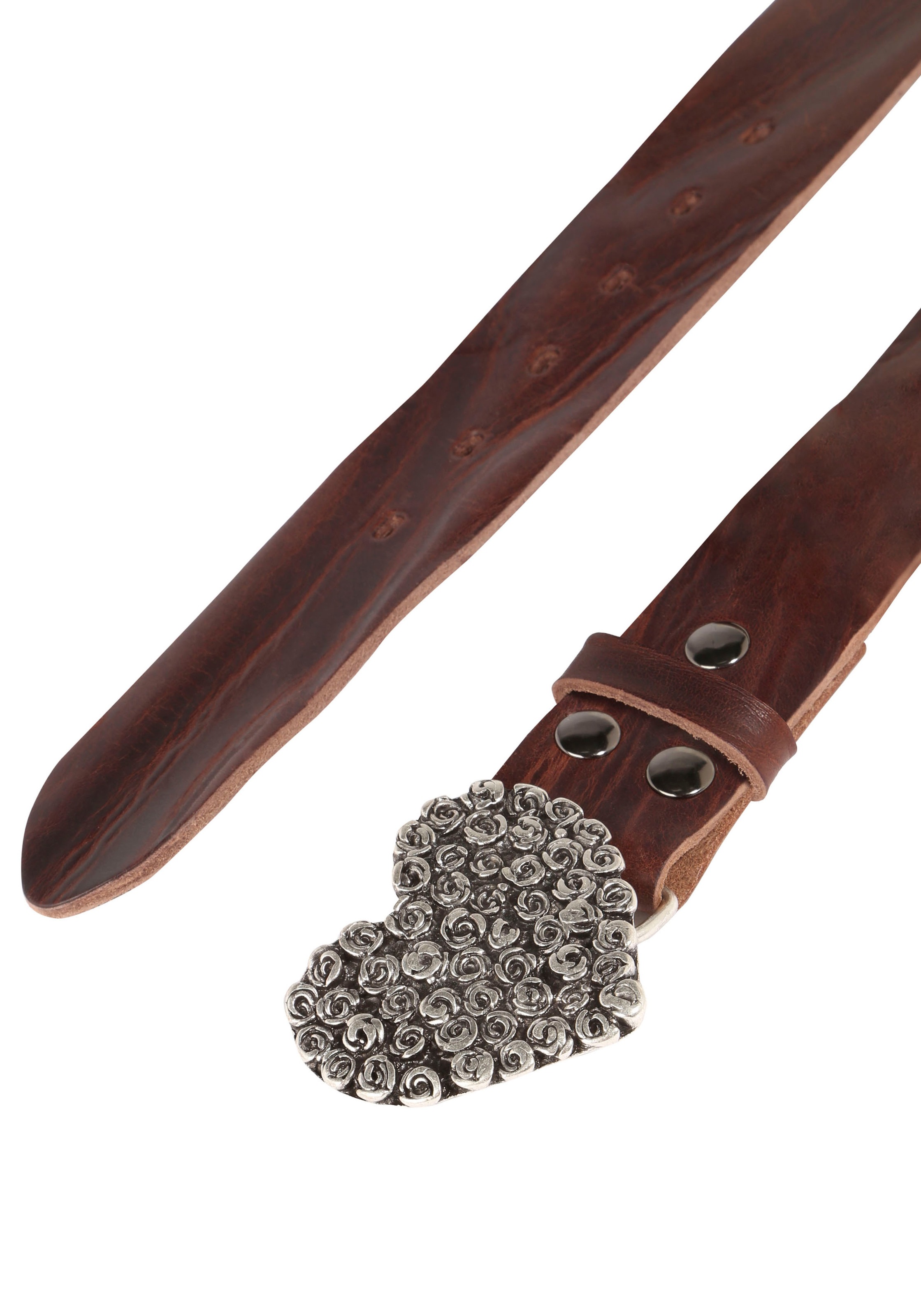 RETTUNGSRING by showroom 019° Ceinture en cuir mit austauschbarer Schliesse »Felswand Rosenherz Komplett«