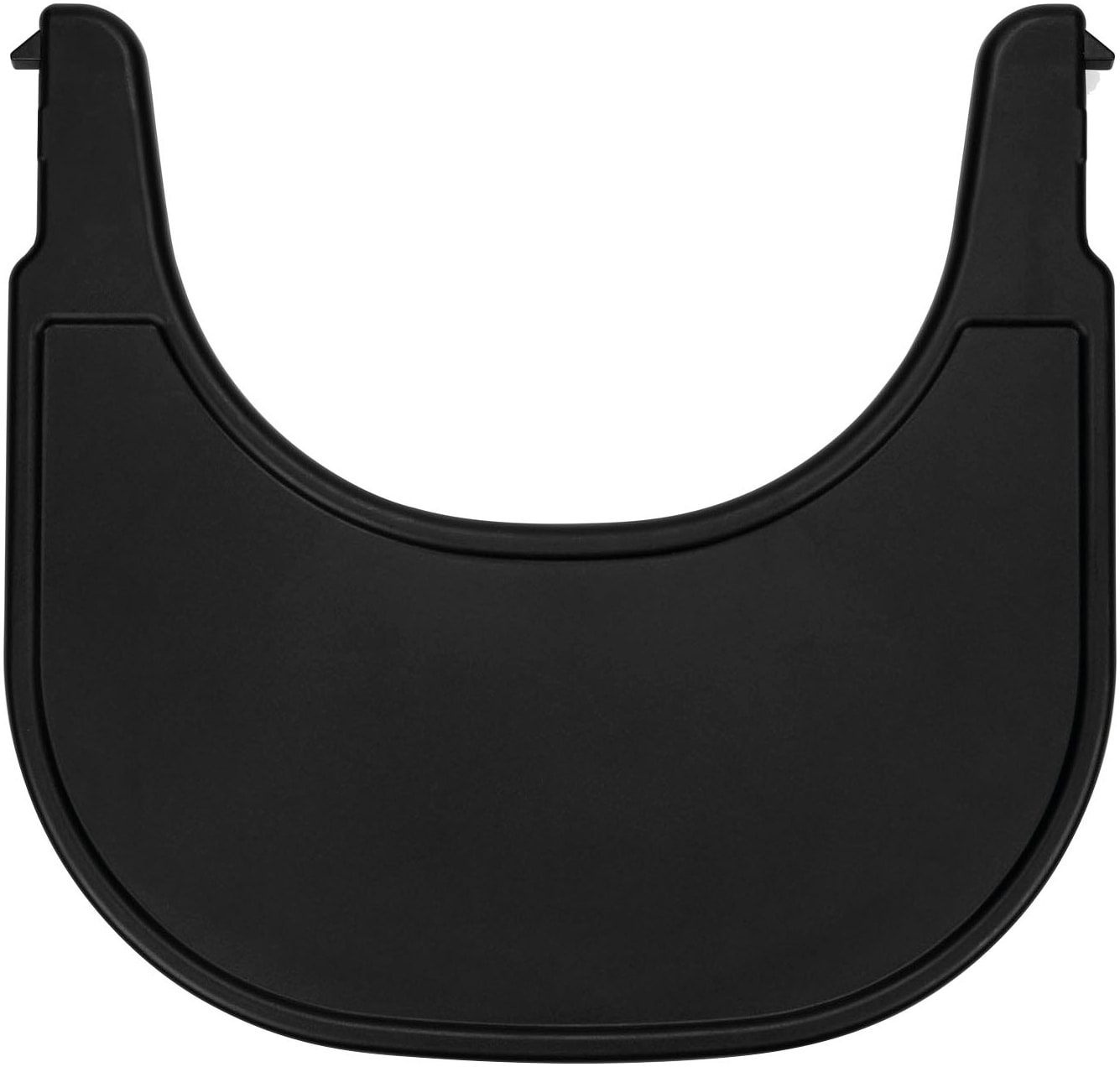 Hauck Hochstuhltablett »Alpha Click Tray, Black« aus recyceltem Material