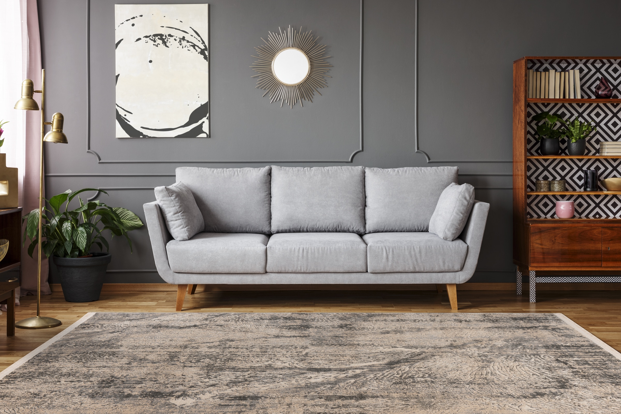 Kayoom Teppich »Adela 525« rechteckig 13 mm Höhe ca. 575.000 Points/qm, Vintage Look, hochwertig