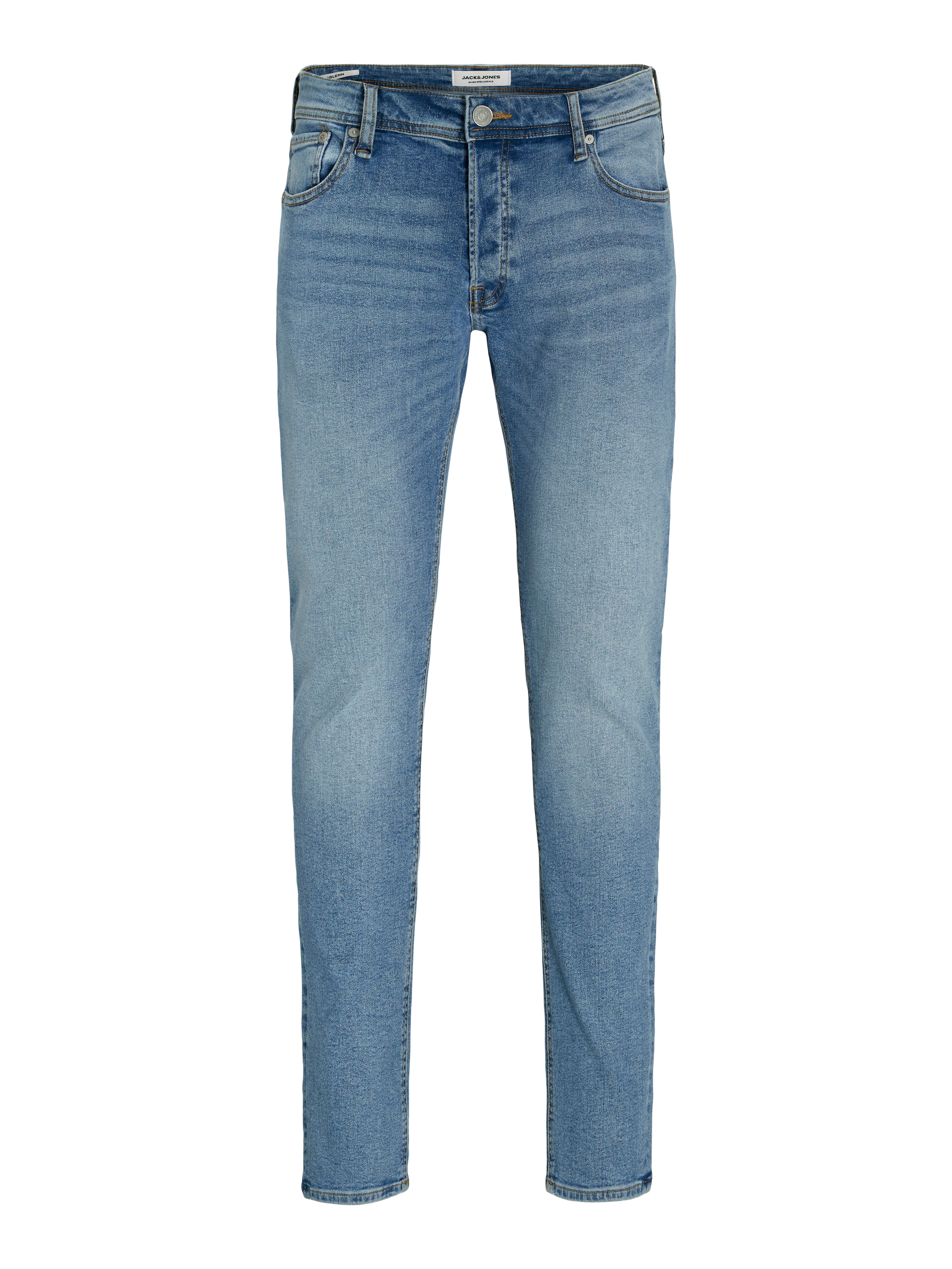 Jack & Jones »JJIGLENN Jeans mit schmaler Beinform und Stretch für Komfort« Denim/Jeans, modisch, slim fit, Baumwollmischung