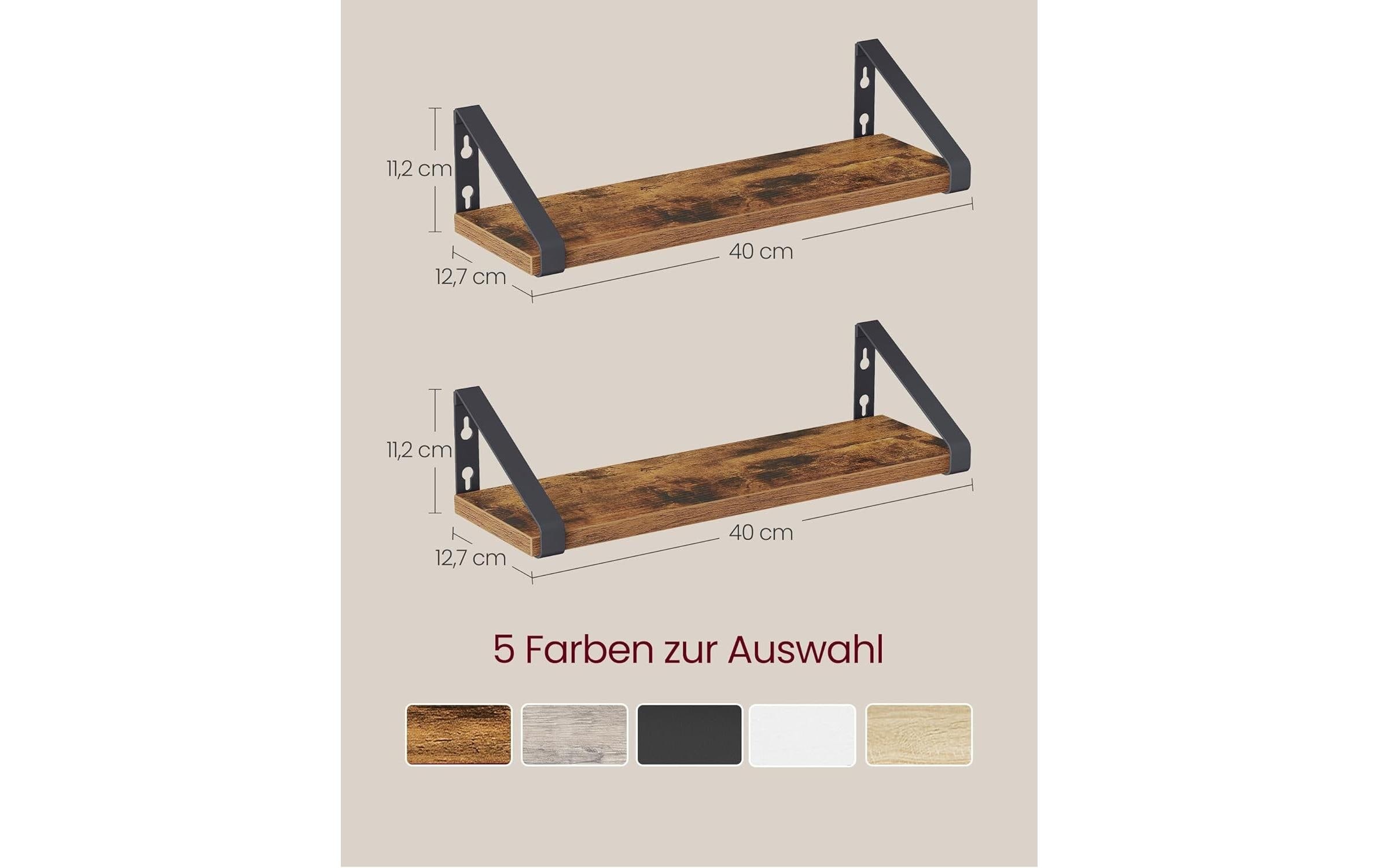 VASAGLE Étagère murale »Industrial«