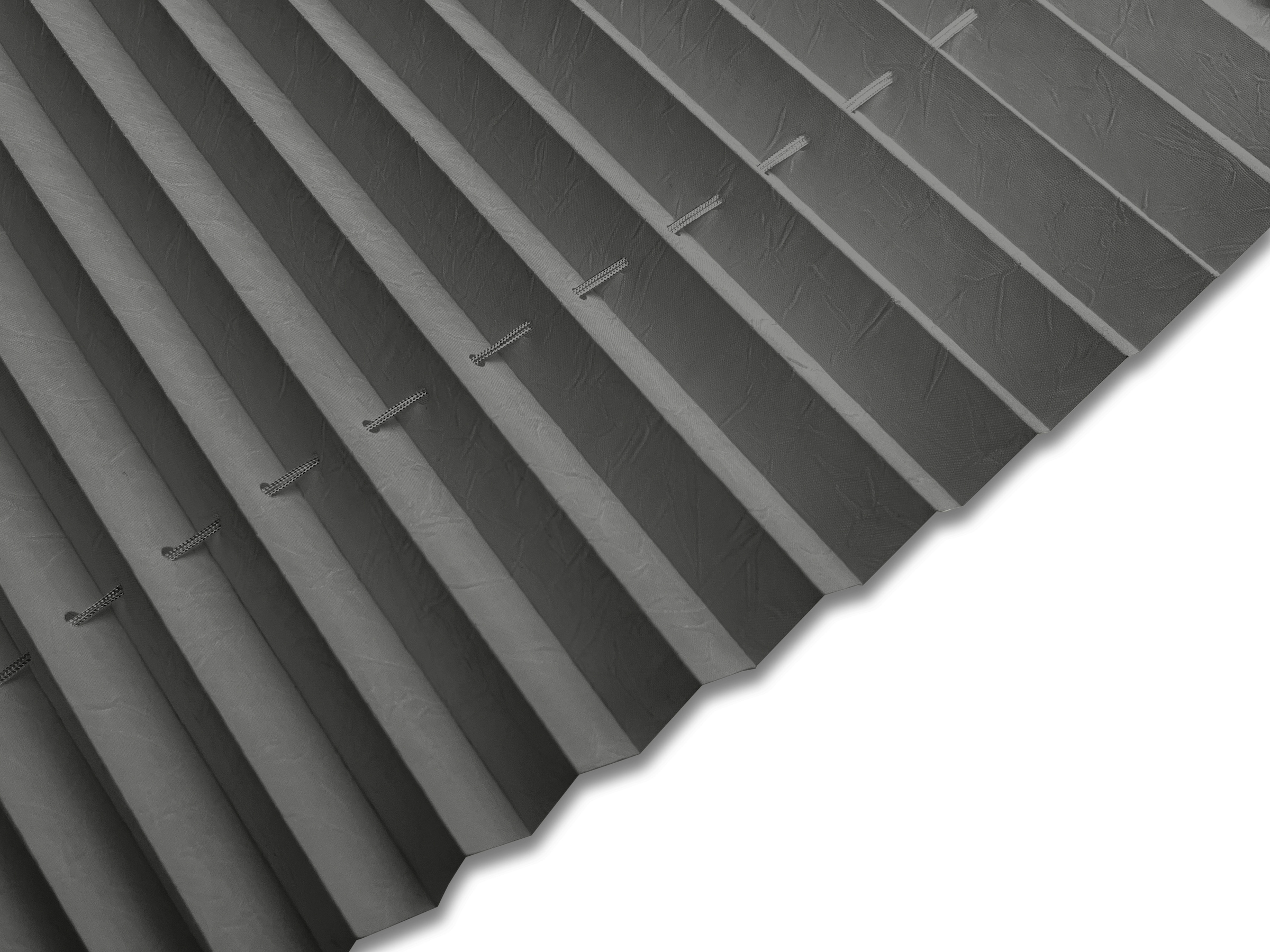 GOODproduct Plissé »DAHRA UNI - in Crush-Optik« Lichtschutz Aucun perçage requis sous tension Fixmass, Klemmträger in Unifarben passend zum Plissee -NEUHEIT!