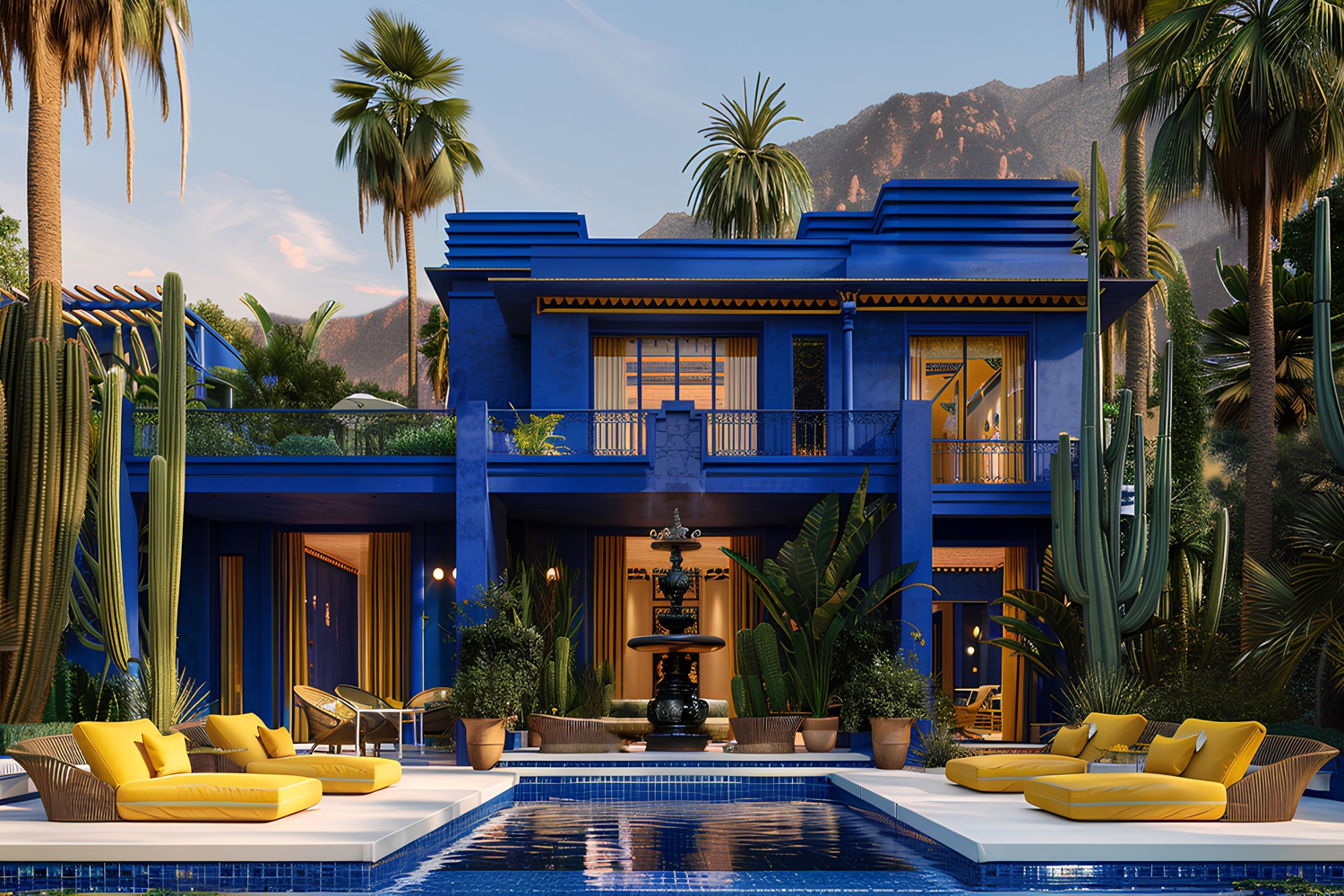 queence Tableau mural XXL »Akustikbild Palm Springs USA - Kalifornien« Amérique | Images d'Amérique | Palmiers 1 cuis tlg. Solution acoustique simple sans travaux, isolation phonique, panneaux