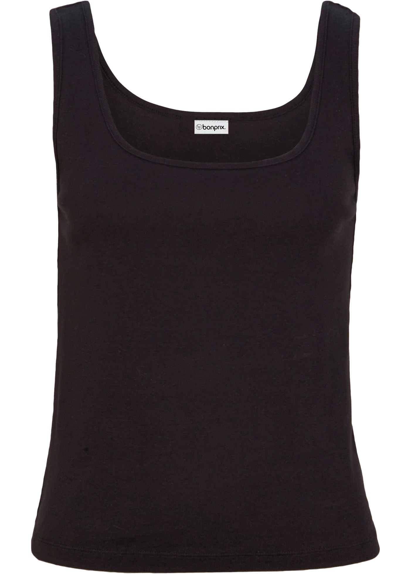 bonprix Débardeur mit normalen Trägern, mit dezentem Carré-Ausschnitt, eng anliegend