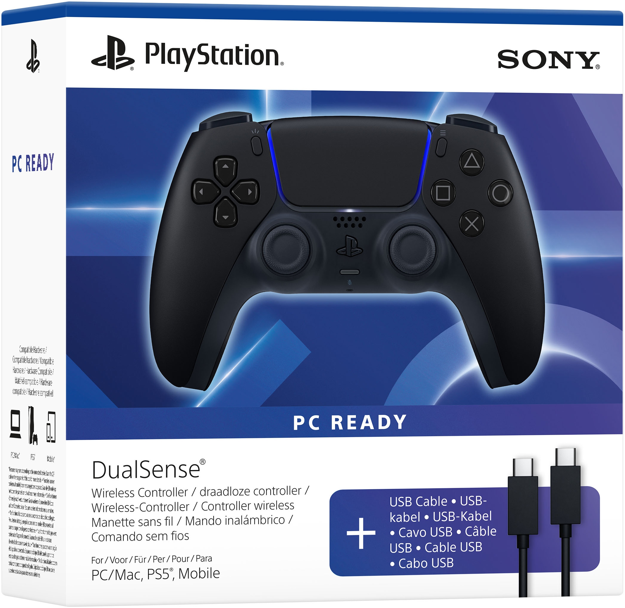 PlayStation 5 PlayStation 5-Controller »DualSense Wireless-Controller + USB-Kabel für PC«