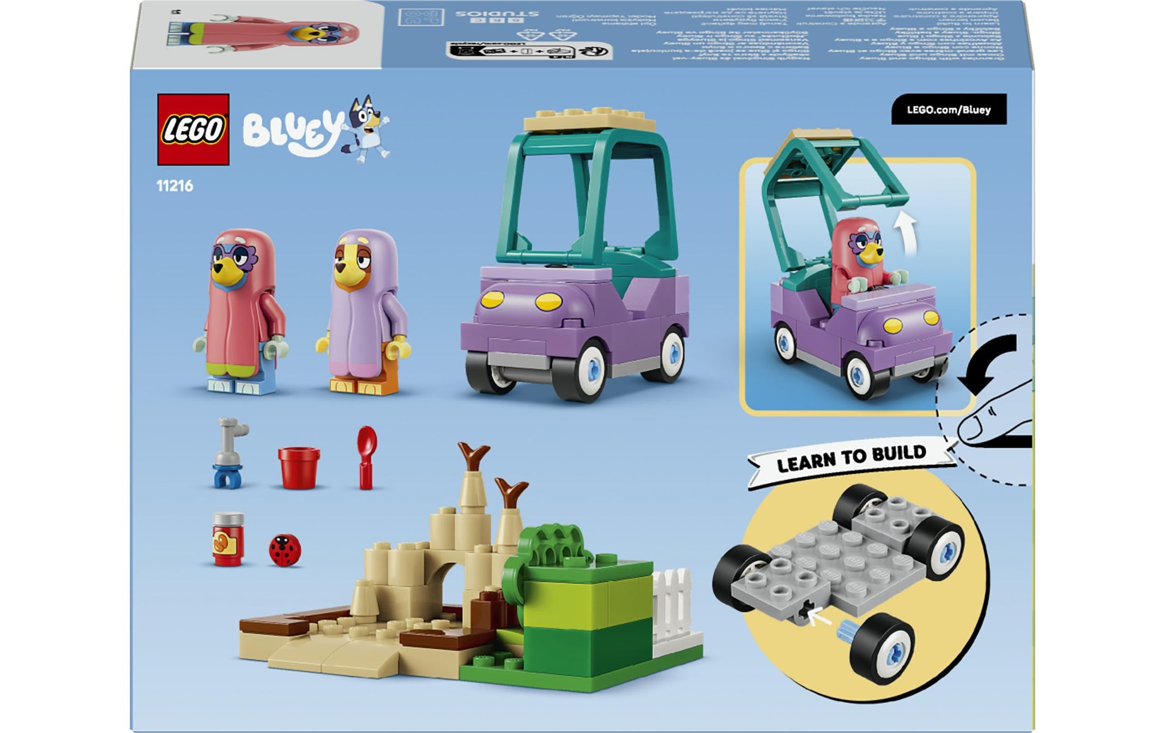 LEGO® Konstruktionsspielsteine »Omas mit Bingo und Bluey (11216), LEGO Bluey« Made in Europe