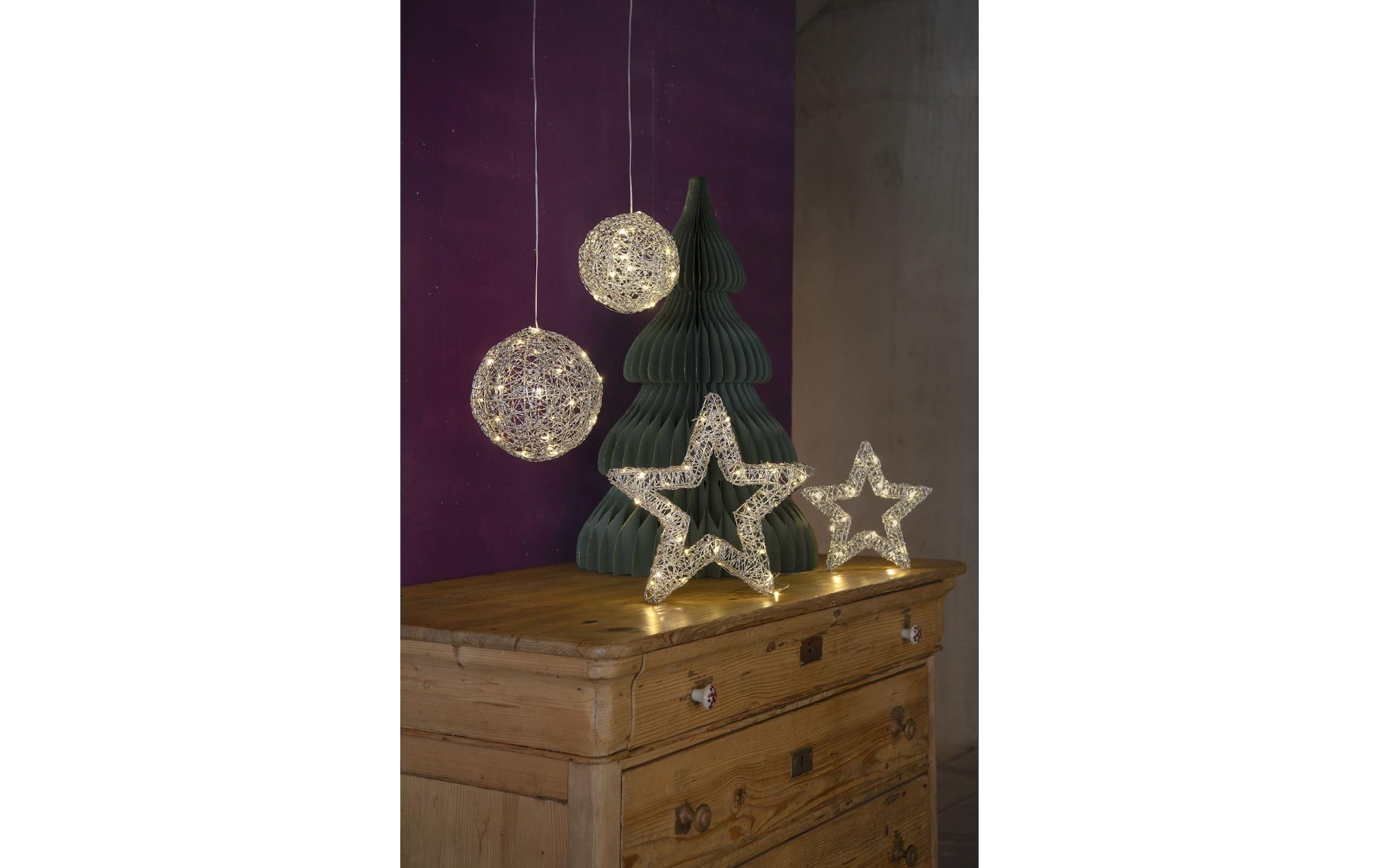 STT LED Dekoobjekt »Silver Ball, 15 cm« 1 Stk.