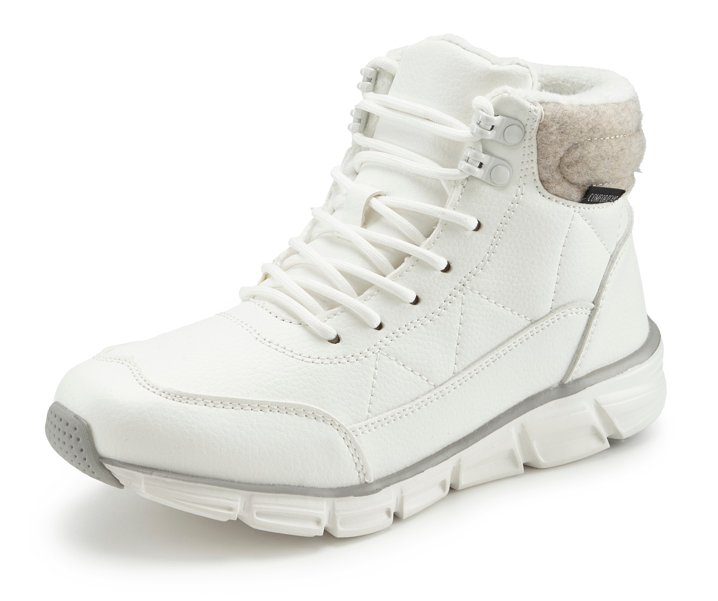 LASCANA Stiefelette »Outdoorstiefelette, Schnürschuh, Boots«  aus wasserabweisendem Material mit Warmfutter