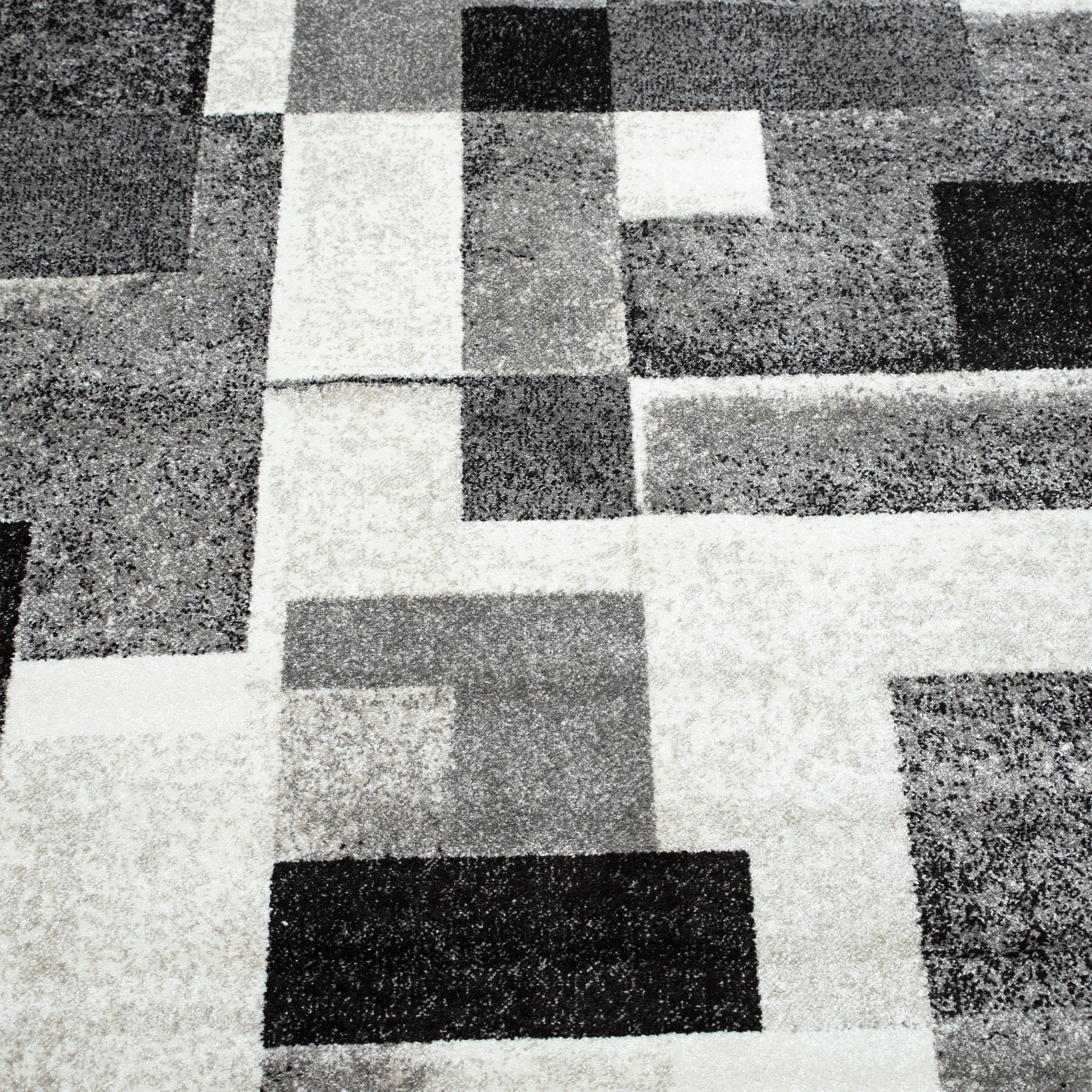 GOODproduct Tapis »Corine« Rectangulaire 9 mm Höhe mit besonders weichem Flor, Kurzflor, modernes Karo-Design,