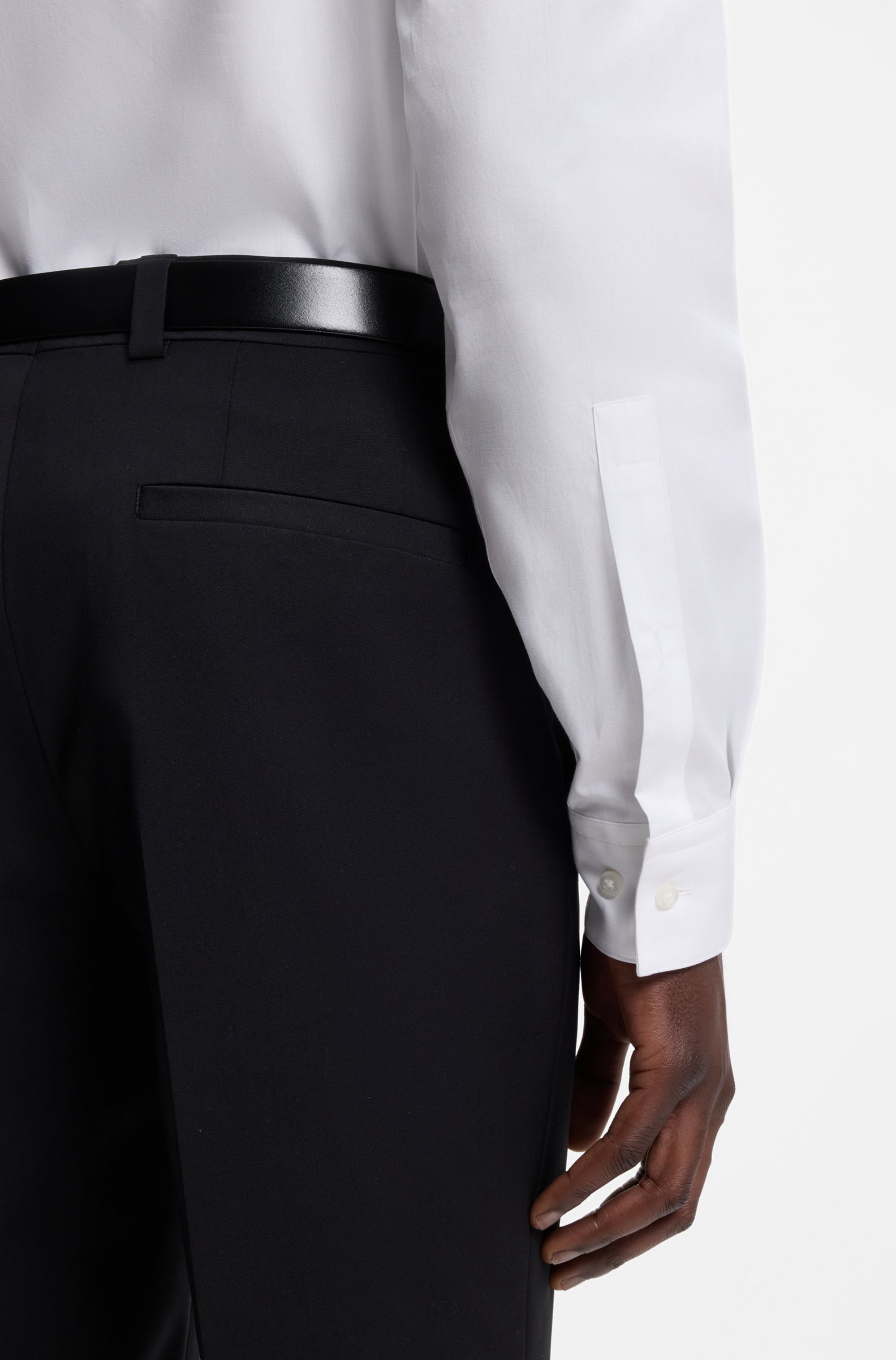 HUGO Businesshemd »Valerio« Kentkragen, Modern Fit, bügelleichte Qualität