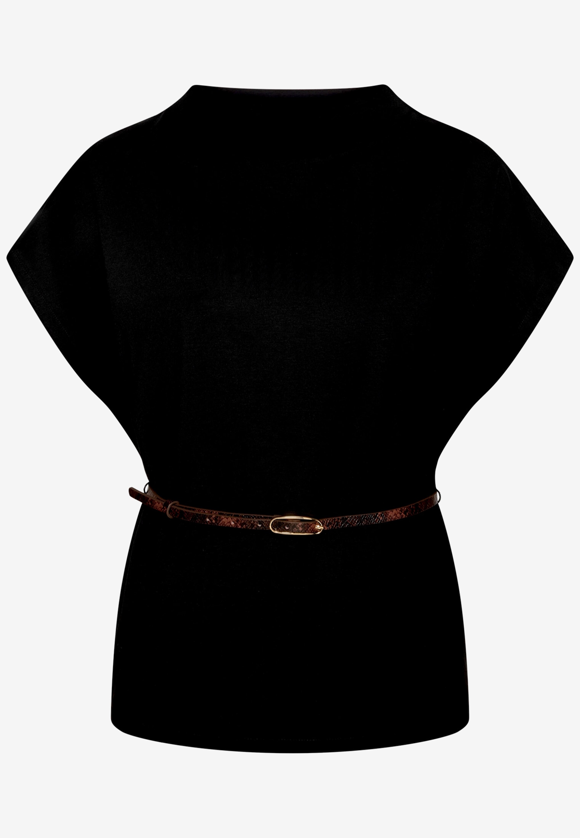 Zero T-shirt à manches courtes T-shirt d'été avec ceinture