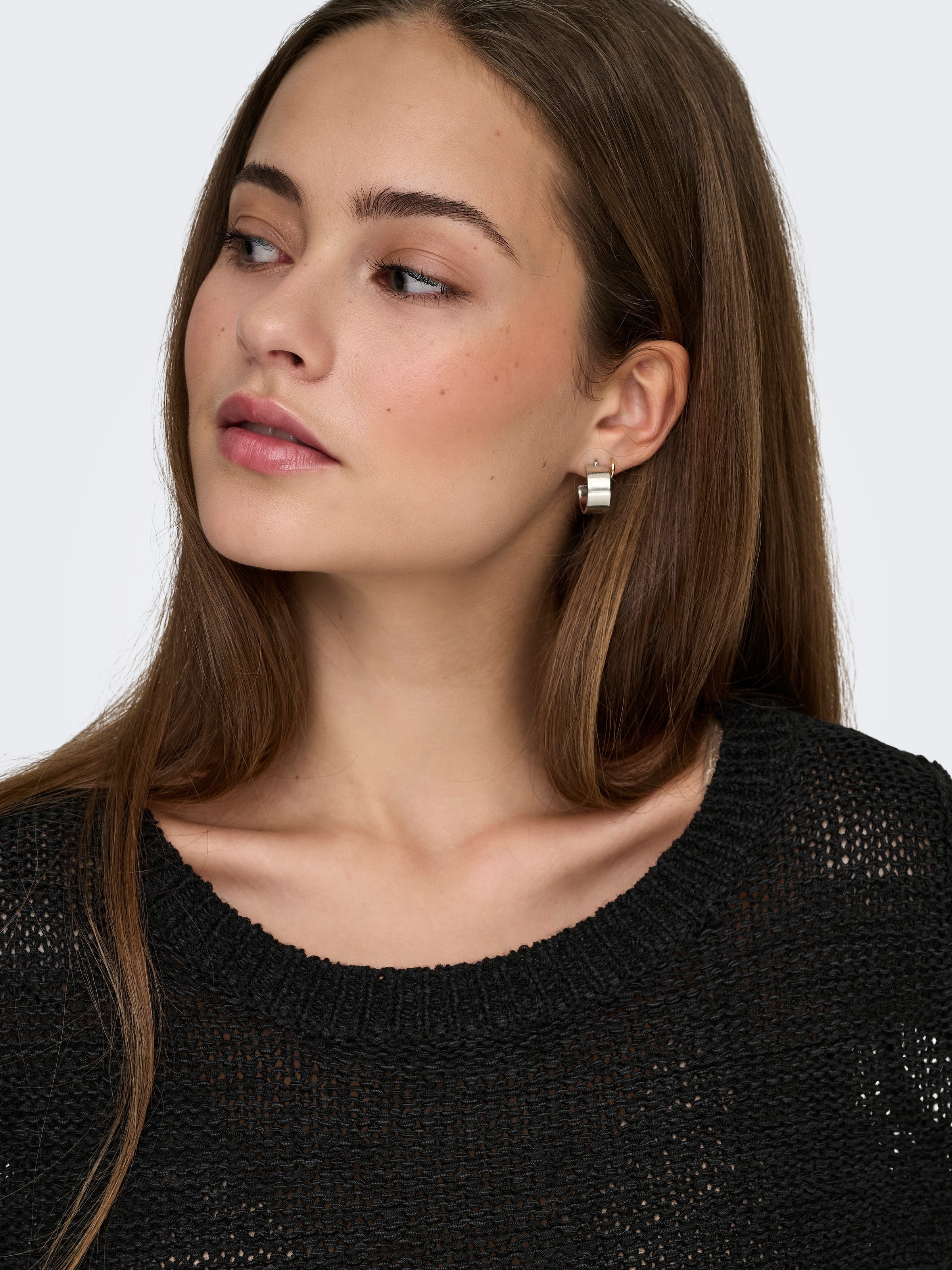 ONLY Pull en tricot »ONLGEENA XO L/S PULLOVER KNT NOOS« mit Rundhalsausschnitt