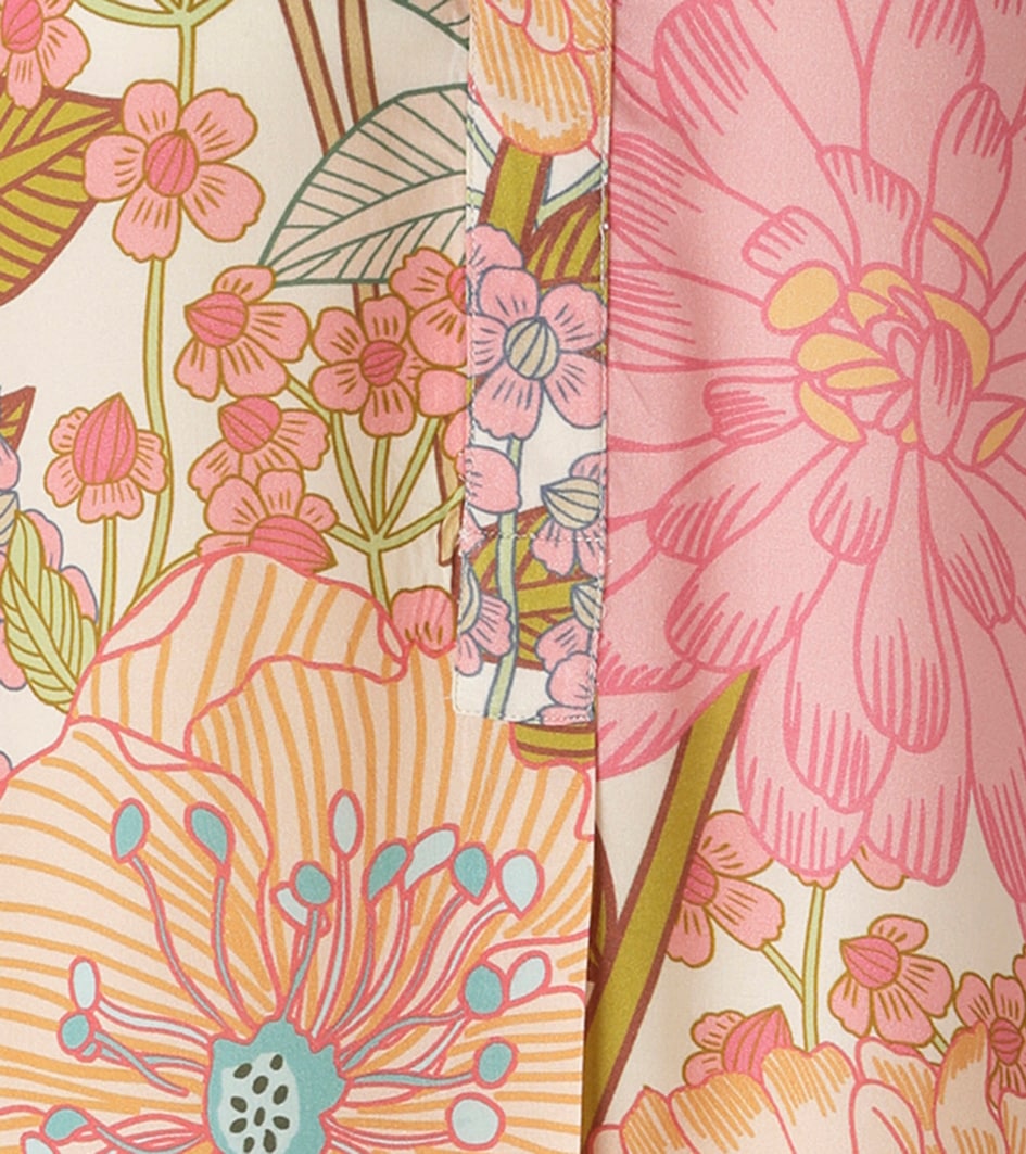 Aniston CASUAL Robe d'été mit farbenfrohen, grossflächigem Blumendruck - NEUE KOLLEKTION