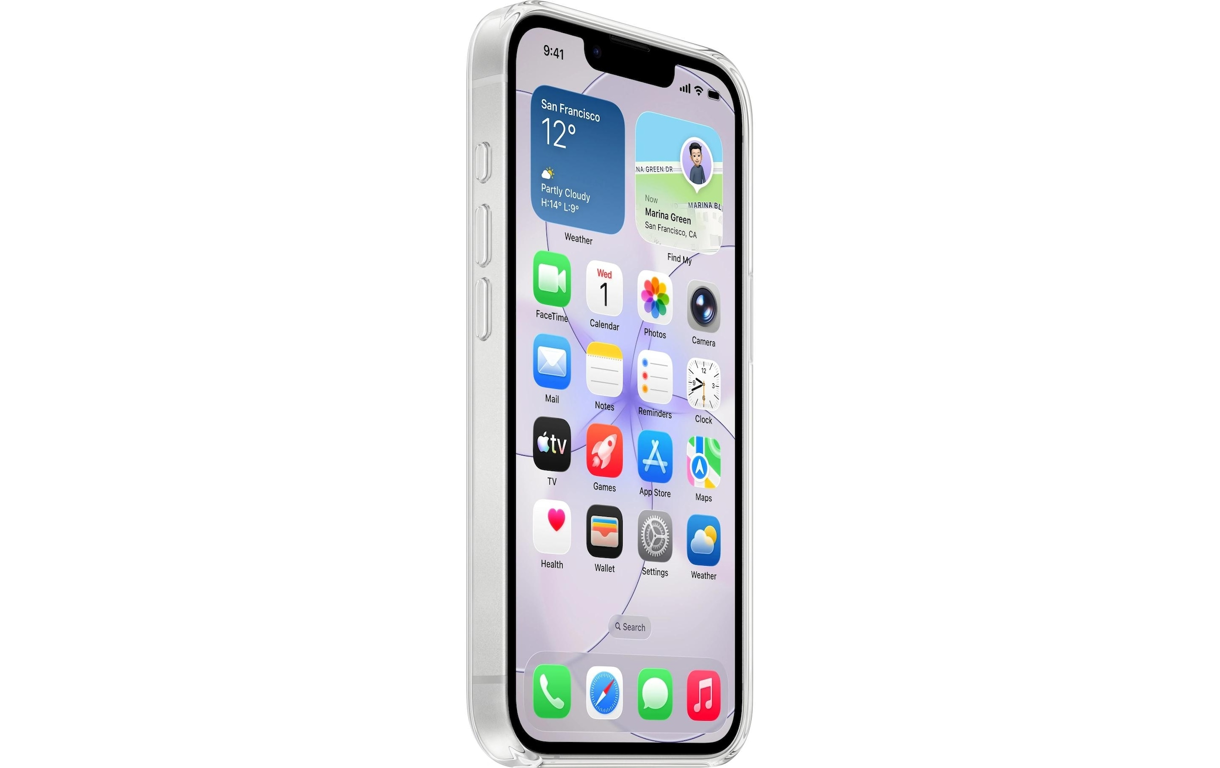 Apple Smartphone-Hülle »iPhone 17e Clear Case mit MagSafe« Apple iPhone 17e 15,5 cm (6,1 Zoll)