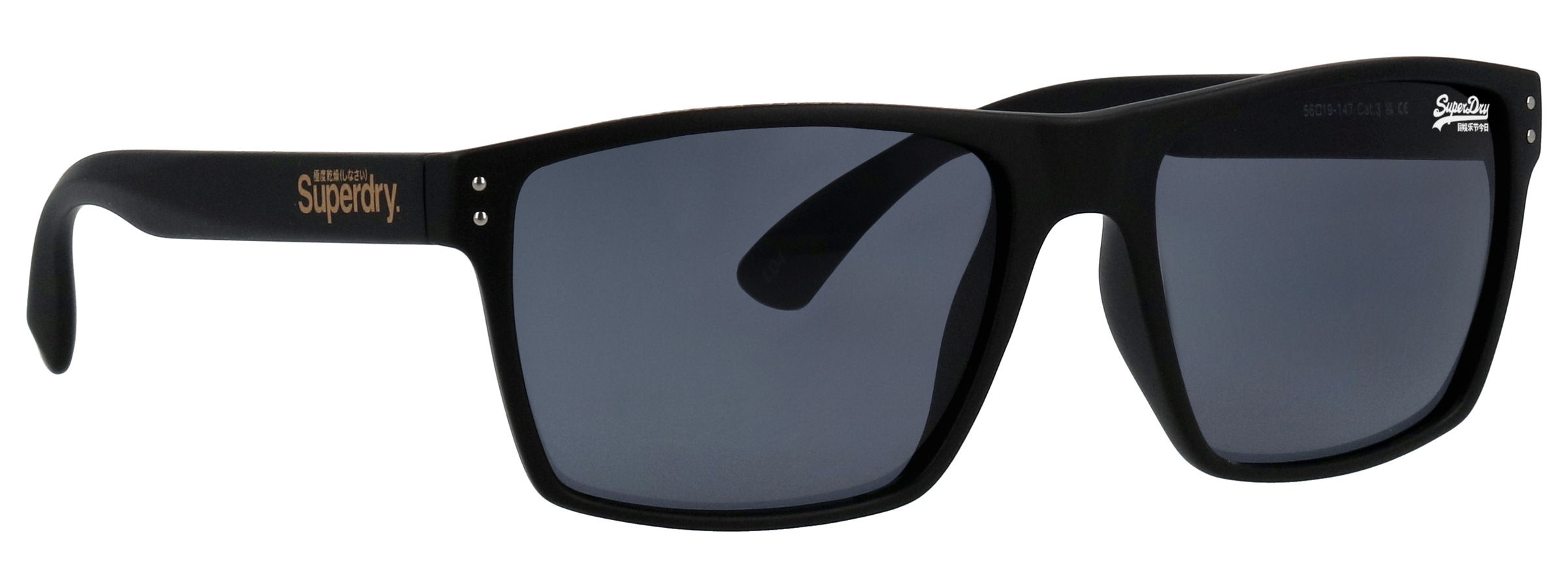Superdry Sonnenbrille »Modell 996054« Form Karree/Eckig, Logoschriftzug auf Bügel, Injectionfassung